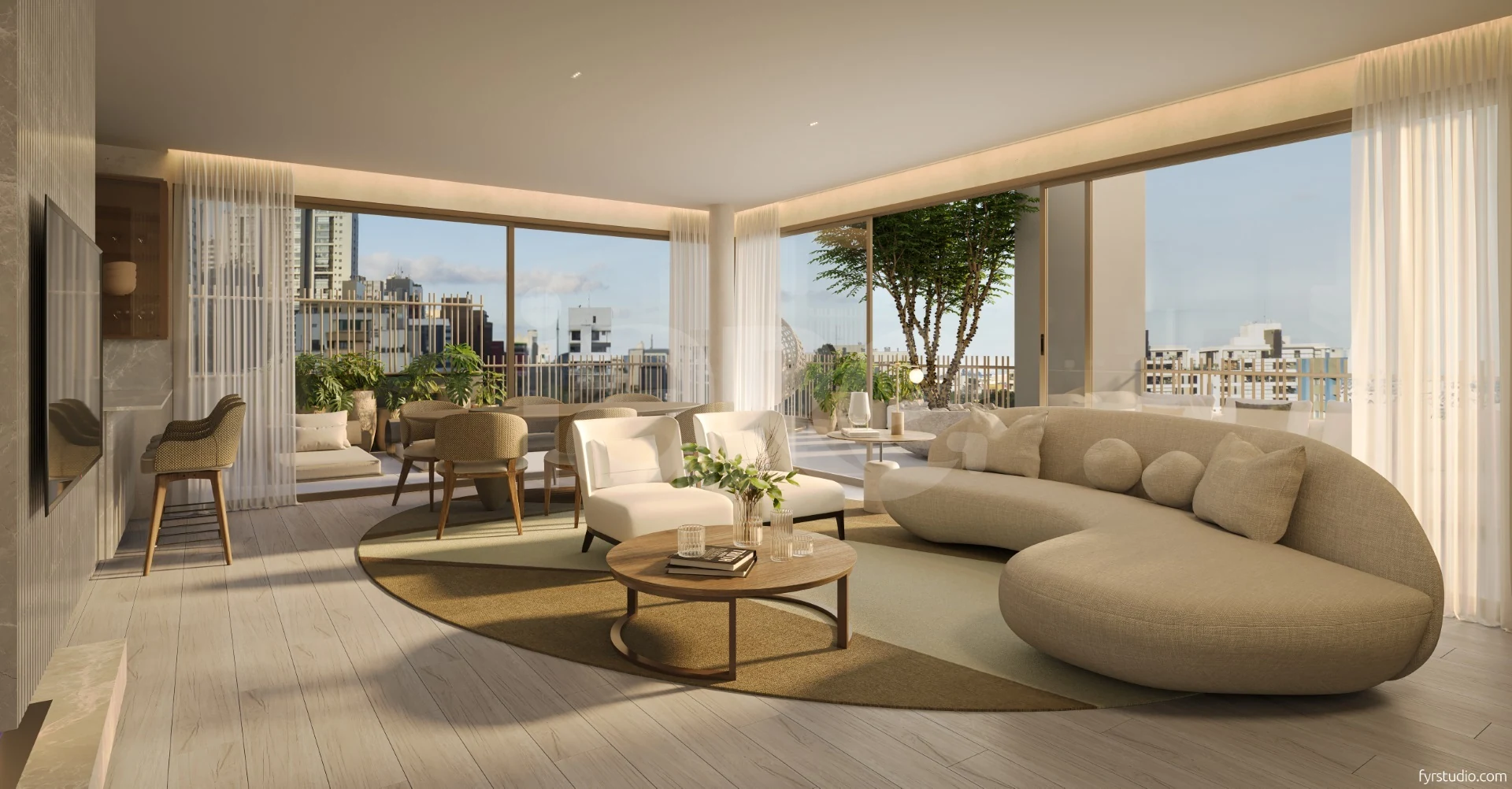 Atlân - Cobertura com 267,85 m², em Água Verde — foto 2