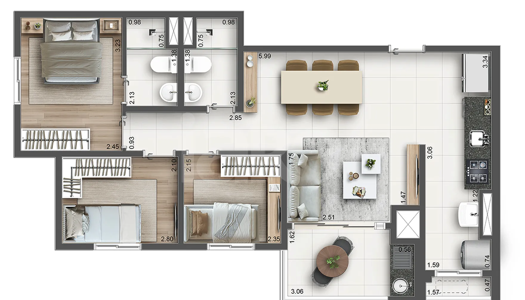 Planta — PLANTA 3 D