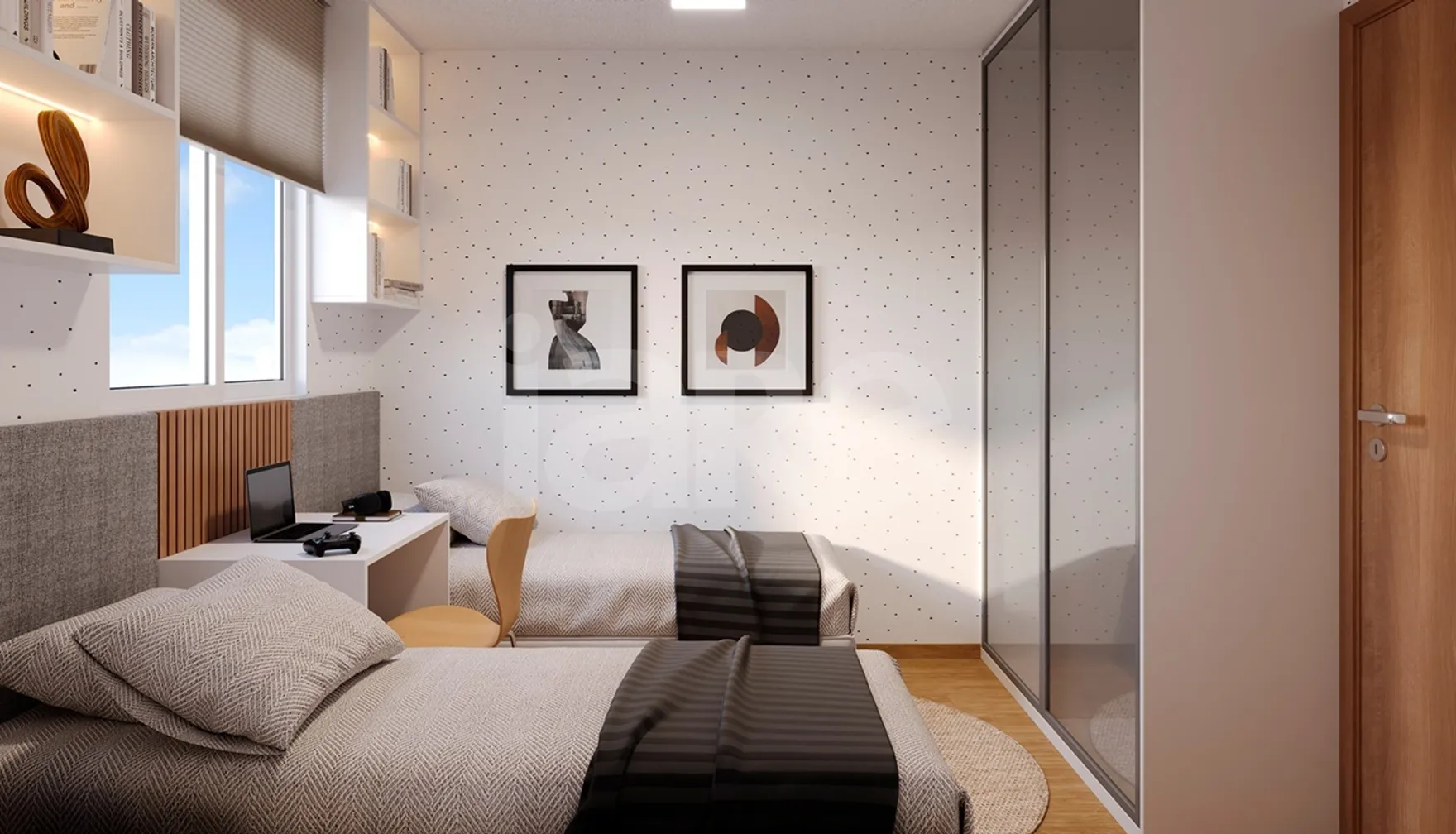 Bálsamo - Apartamento com 41,32 m², em Campo Grande — foto 5