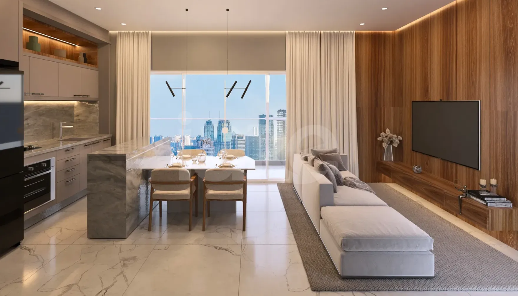 Skypark Tower - Apartamento com 54 m², em Perequê — foto 3