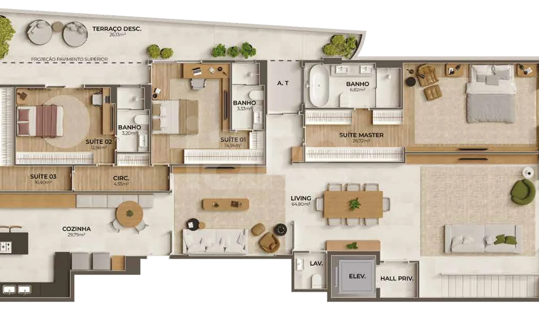 Planta — Garden 451,87 m²