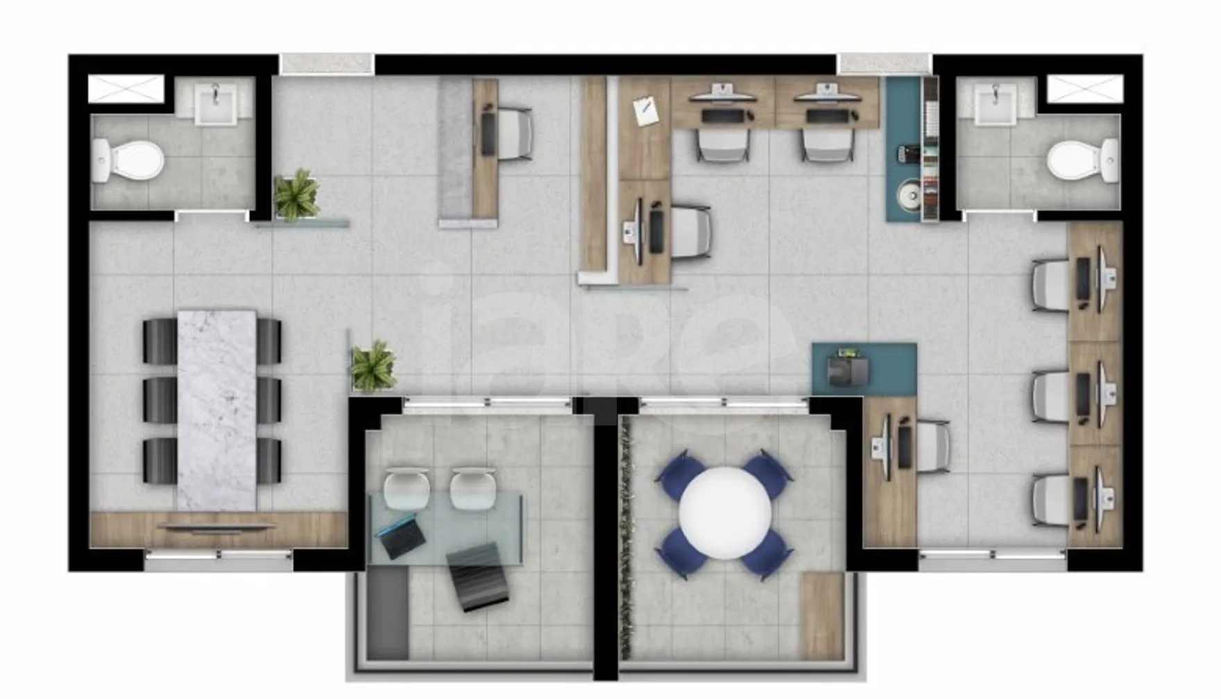 Planta — Sala 42,44 m²
