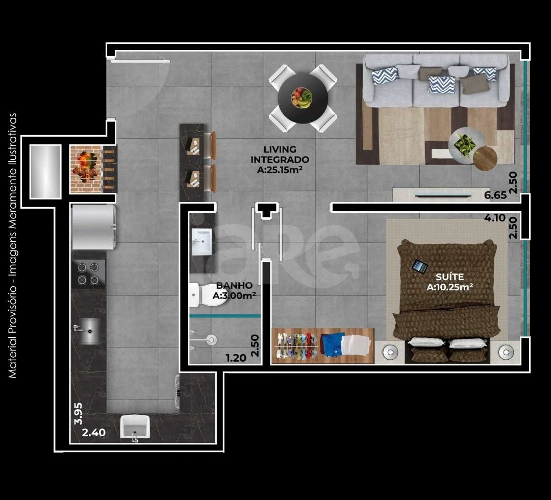 Planta — Garden 54,76 m²