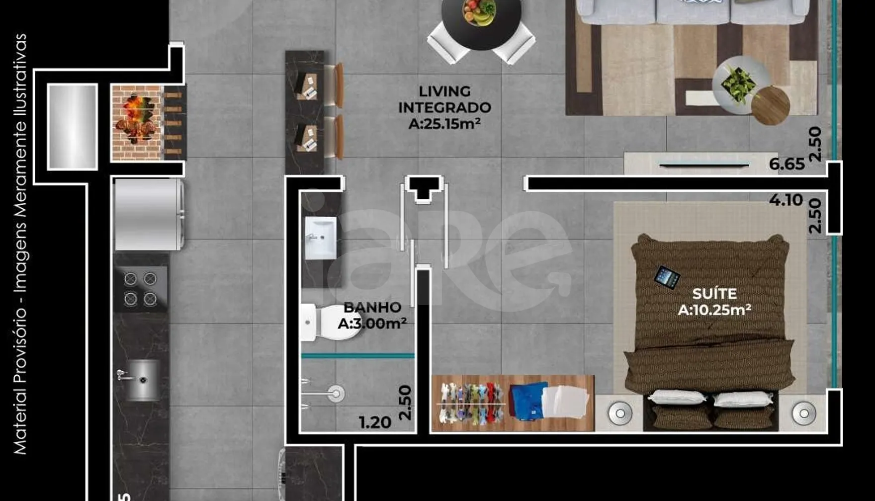 Planta — Garden 54,76 m²