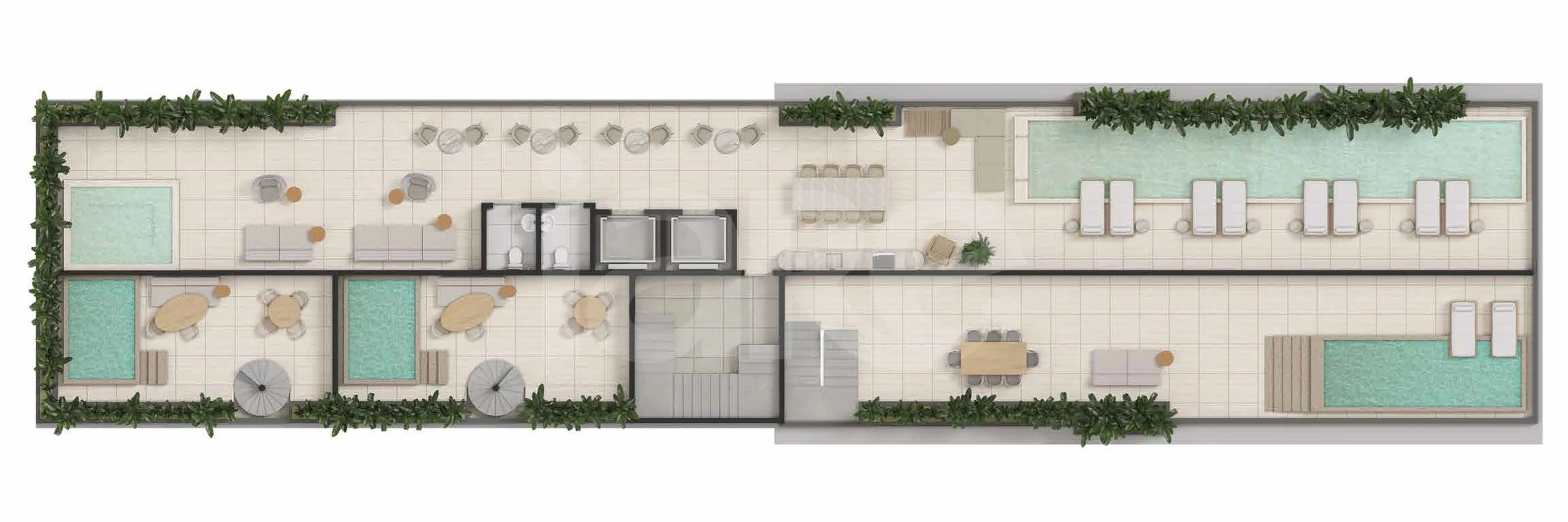 Planta — Pavimento rooftop