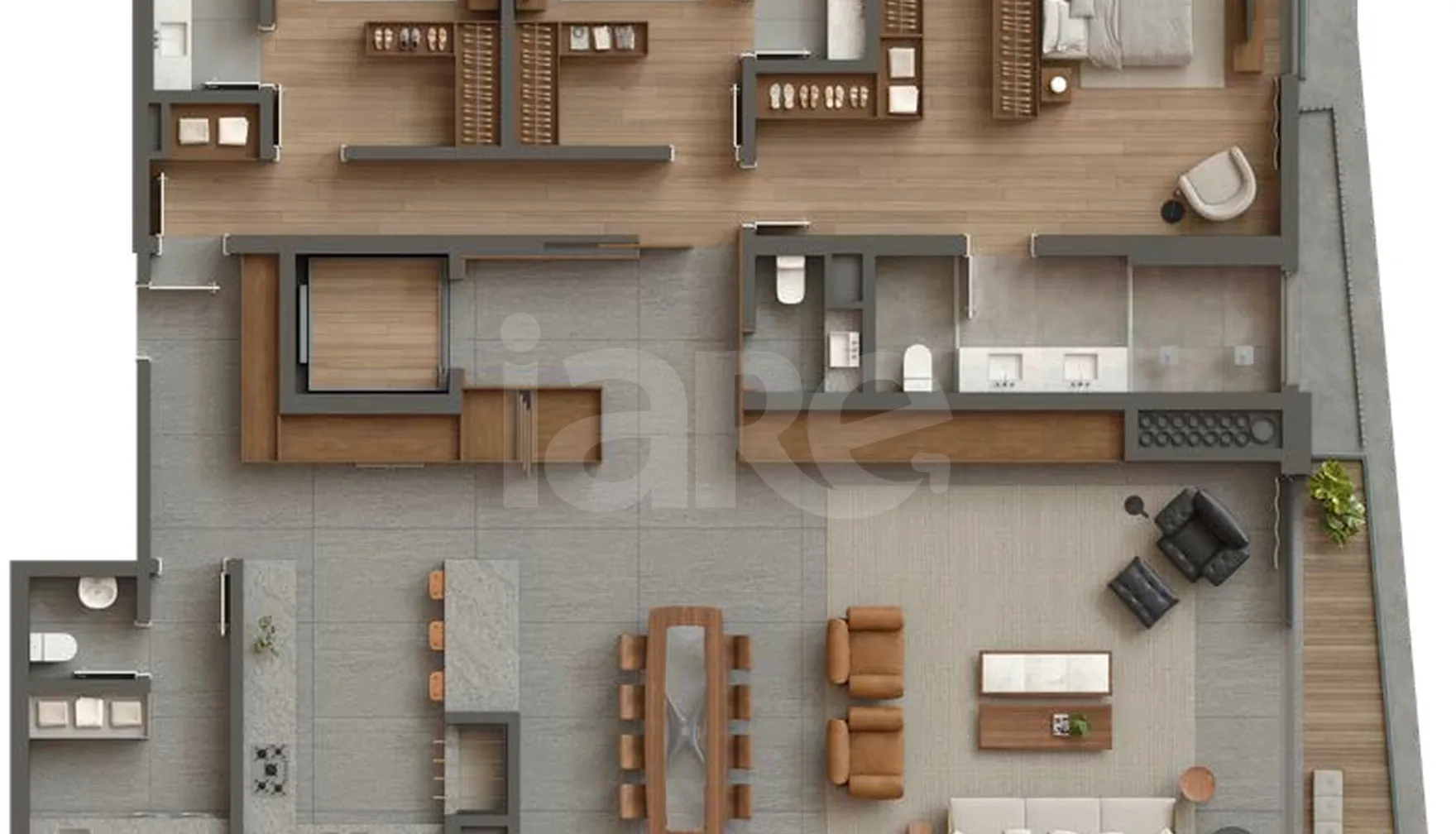 Planta — Apartamento 265,23 m²