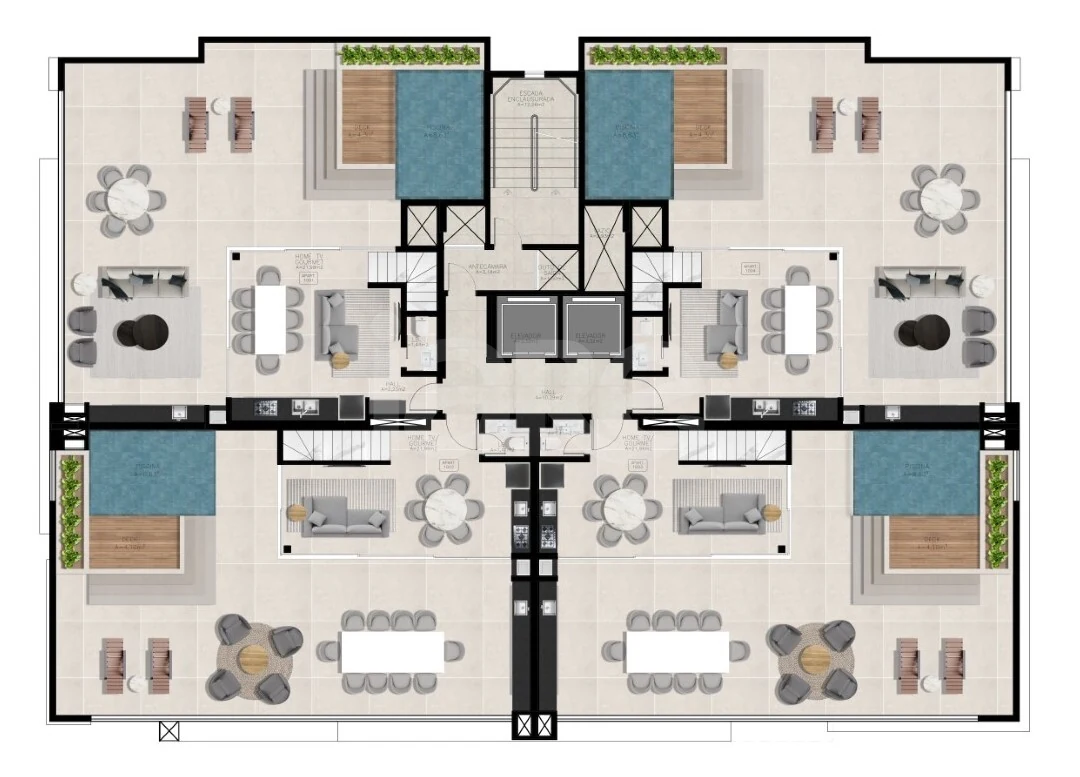 Planta — Pavimento 11