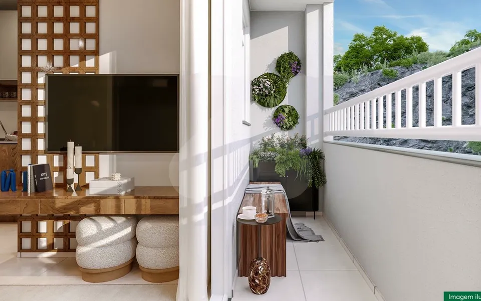 Mar de Trindade - Apartamento com 42,03 m², em Alcântara — foto 4
