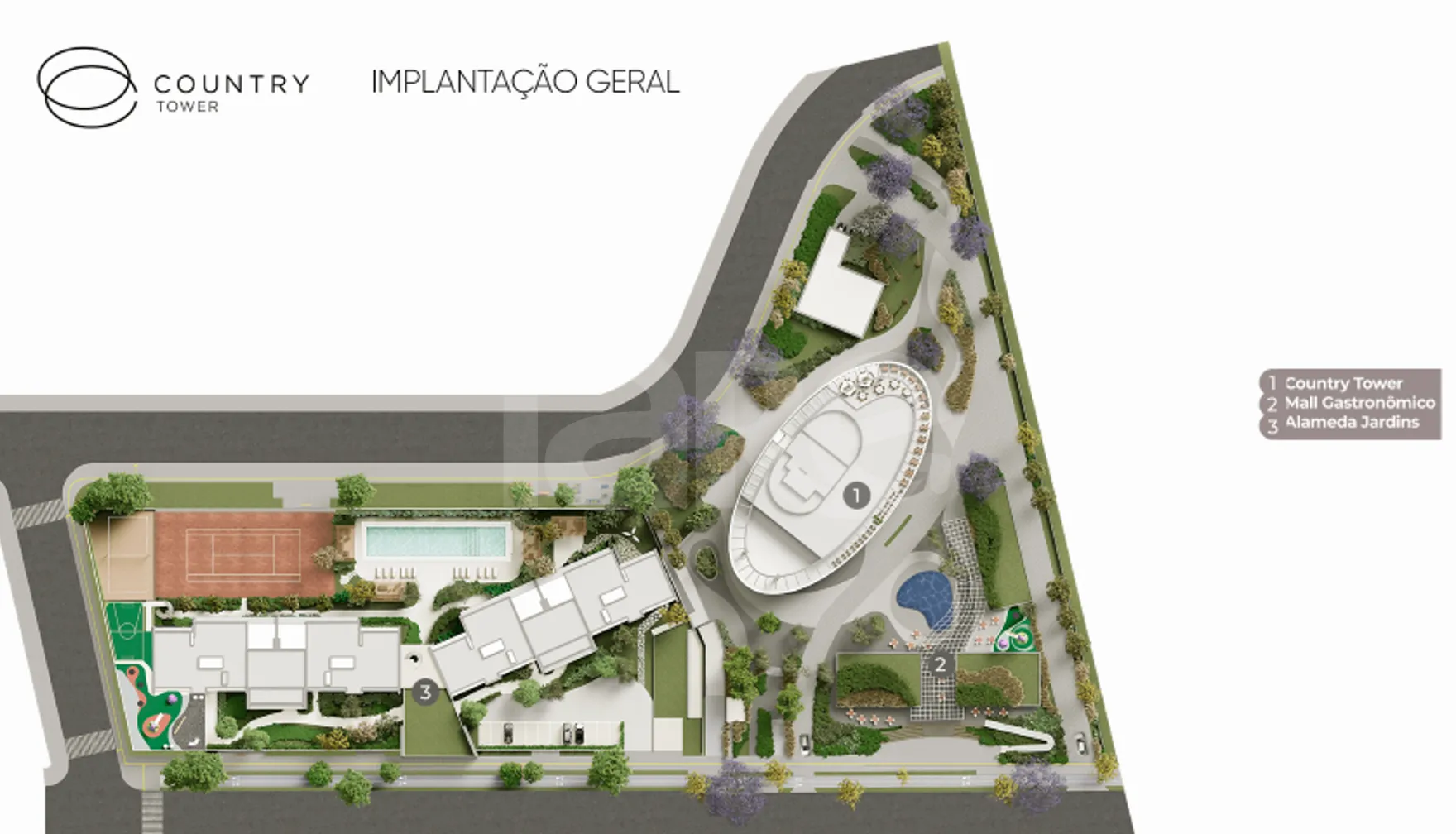 Planta — Implantação tipo