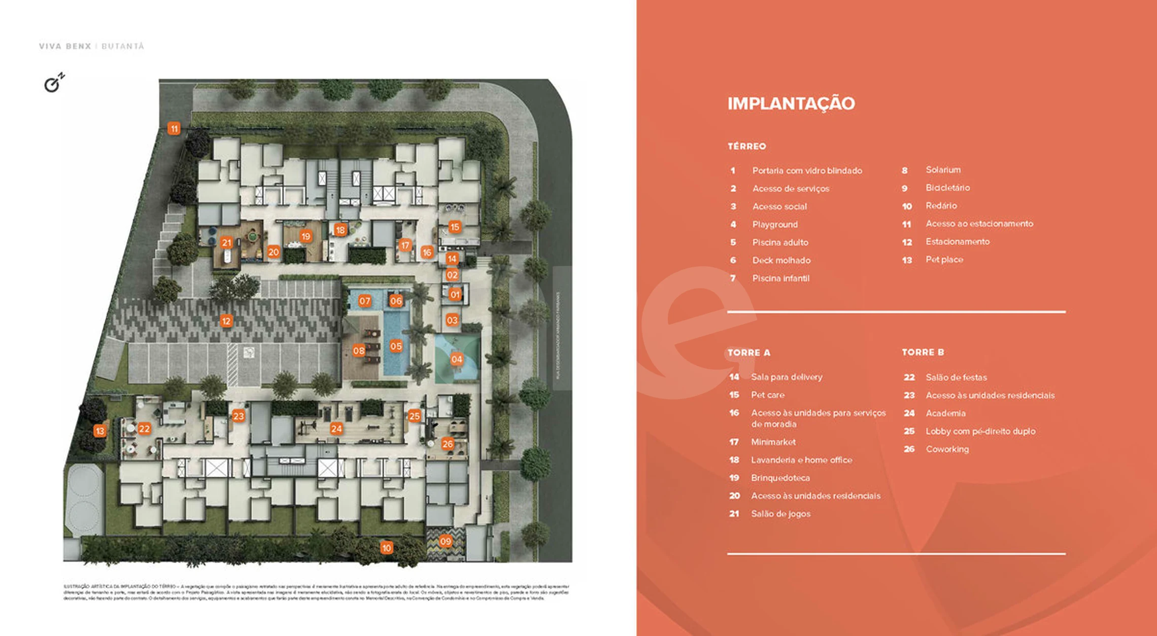 Planta — Implantação Térreo
