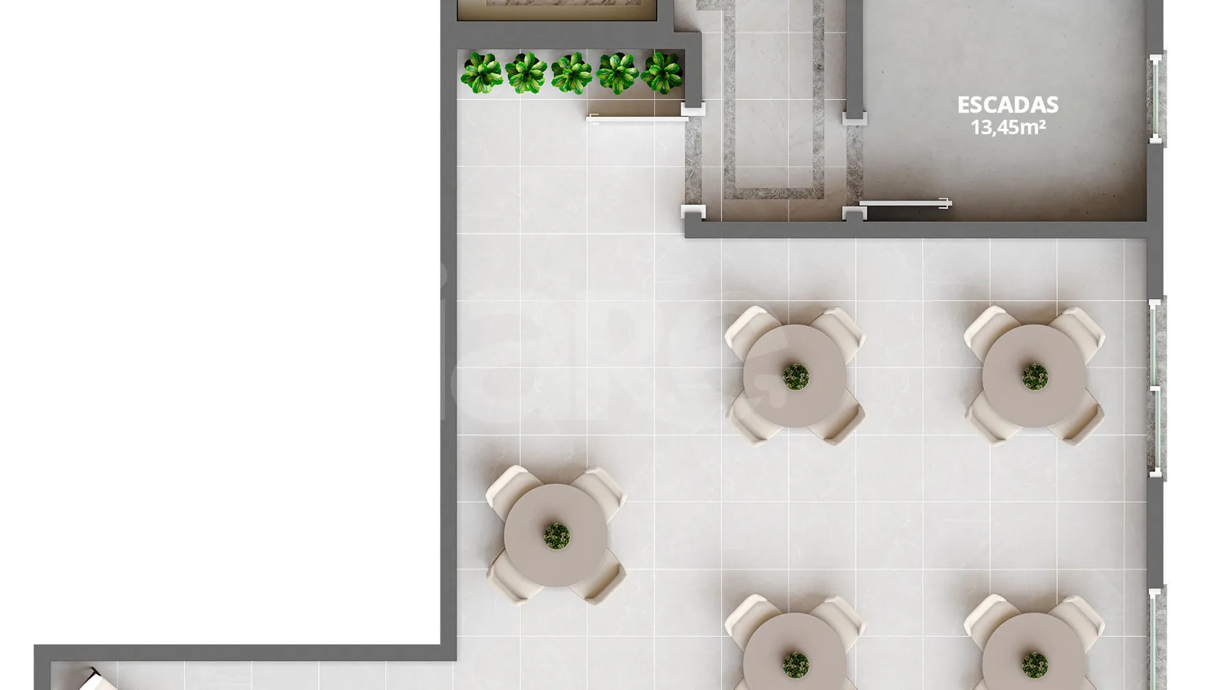 Planta — Pavimento lazer