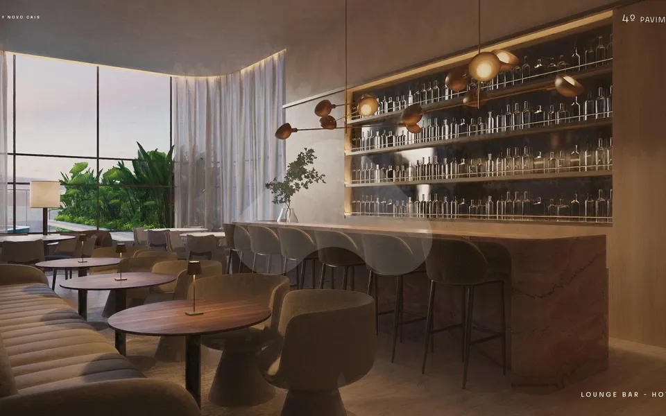 Infinity Novo Cais - Apartamento com 34,22 m², em São José — foto 11