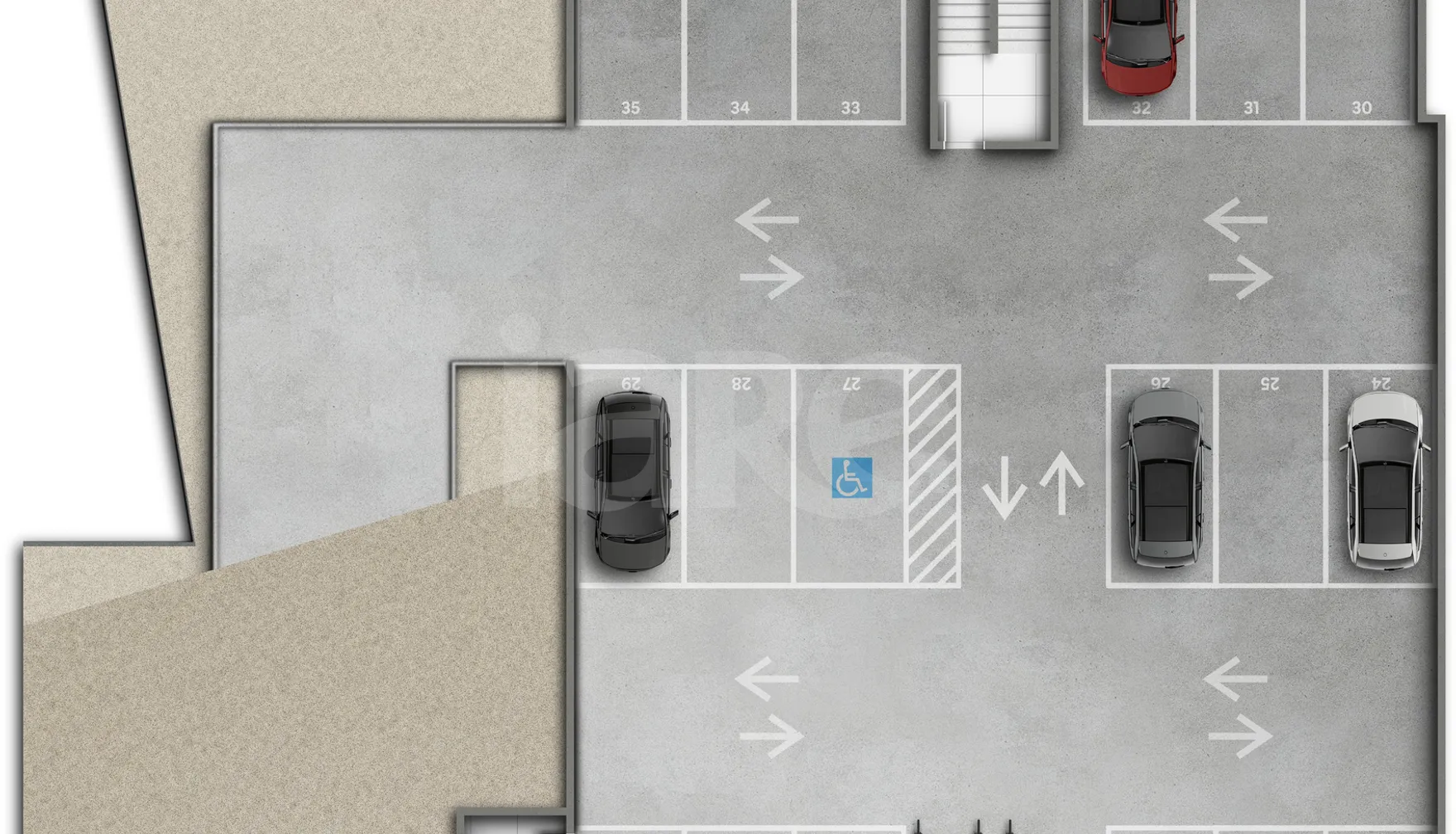 Planta — Pavimento subsolo 2