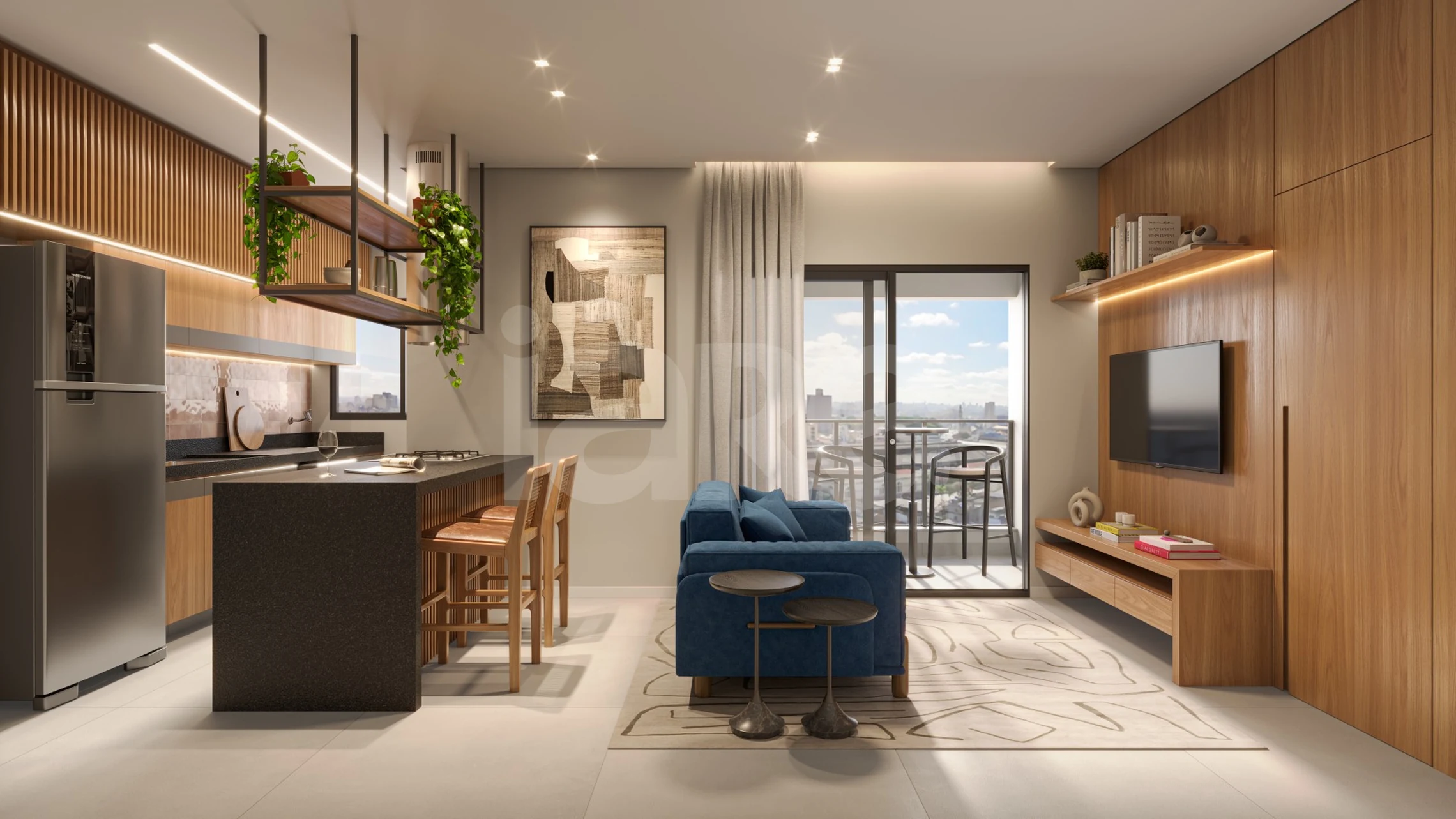 Haus Linhares - Apartamento com 48,12 m², em Centro — foto 2