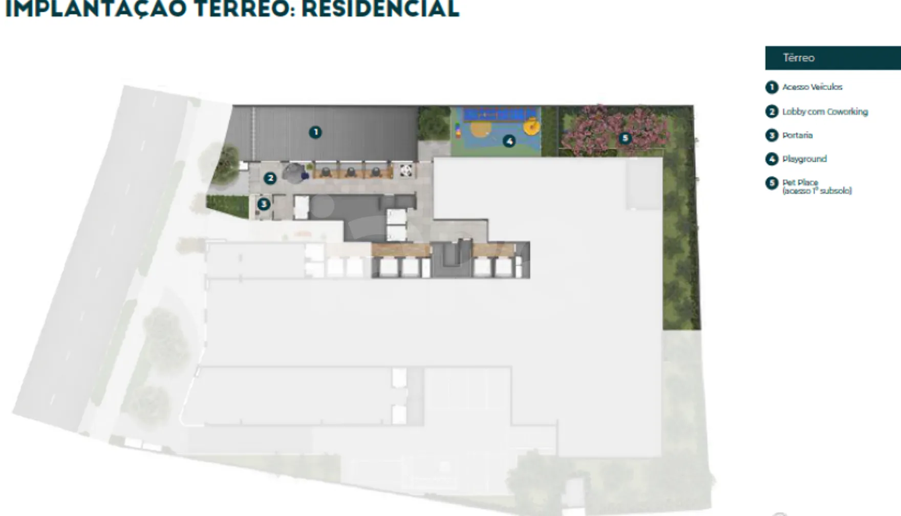 Planta — Pavimento térreo