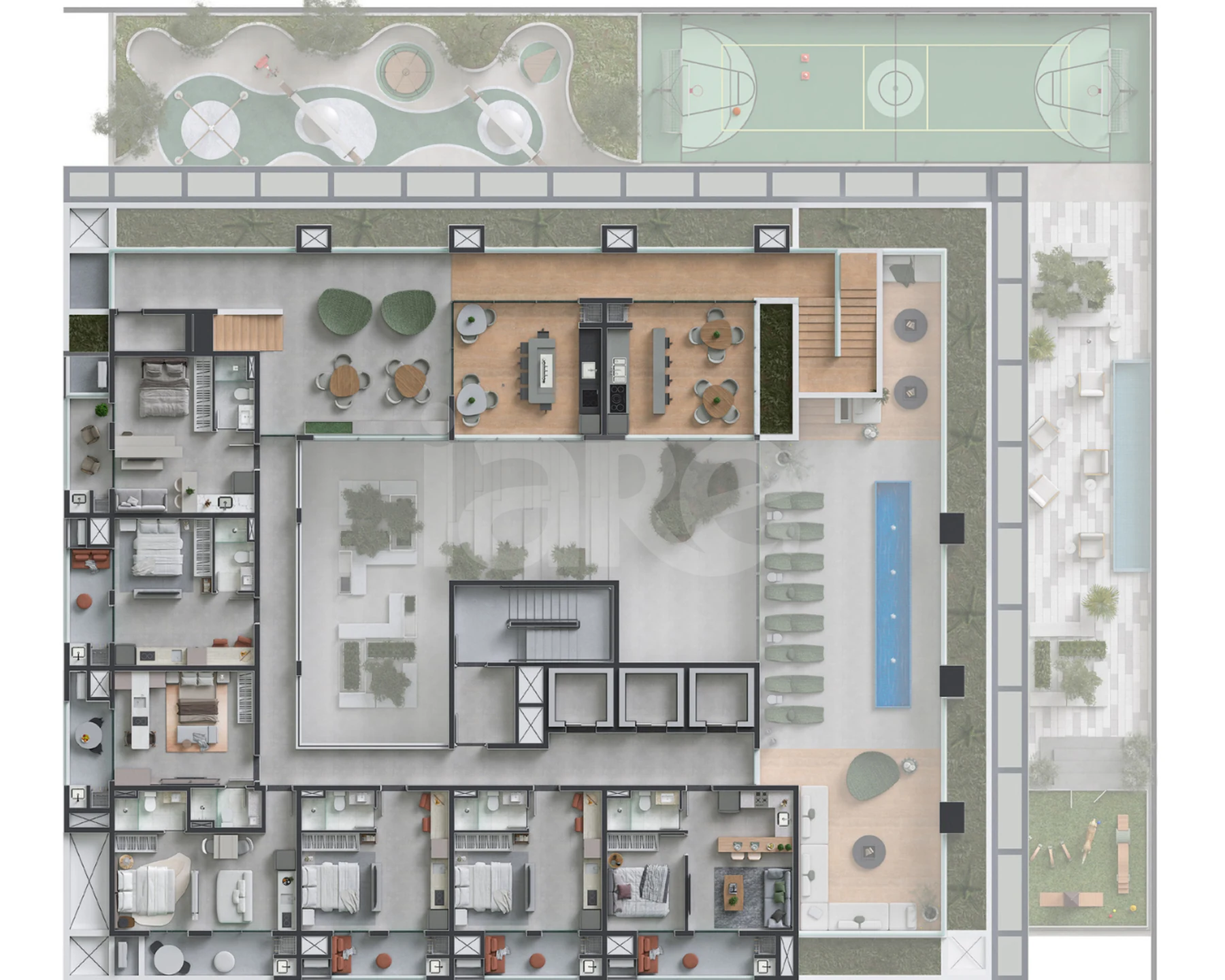 Planta — Pavimento 17