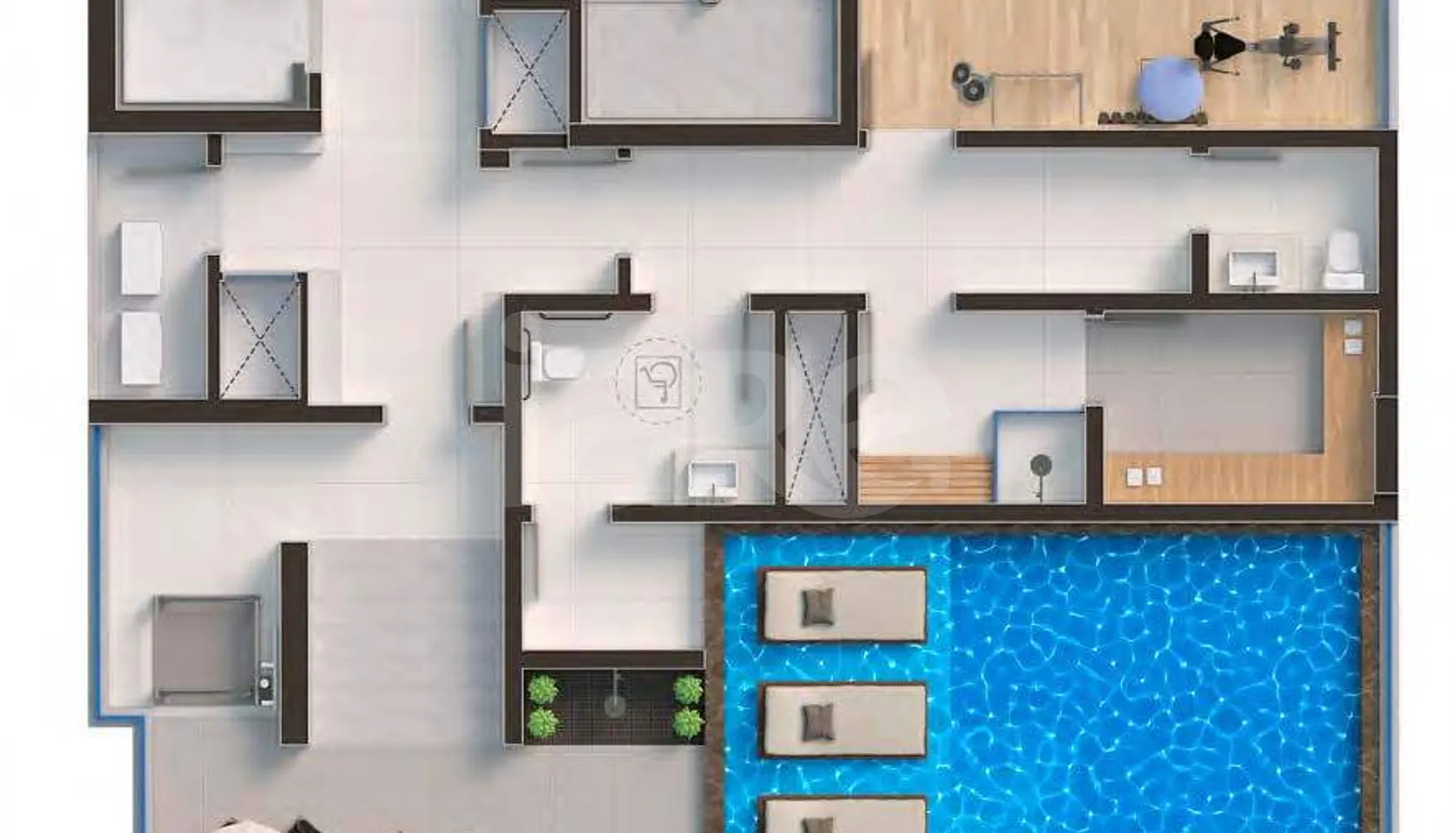 Planta — Pavimento rooftop