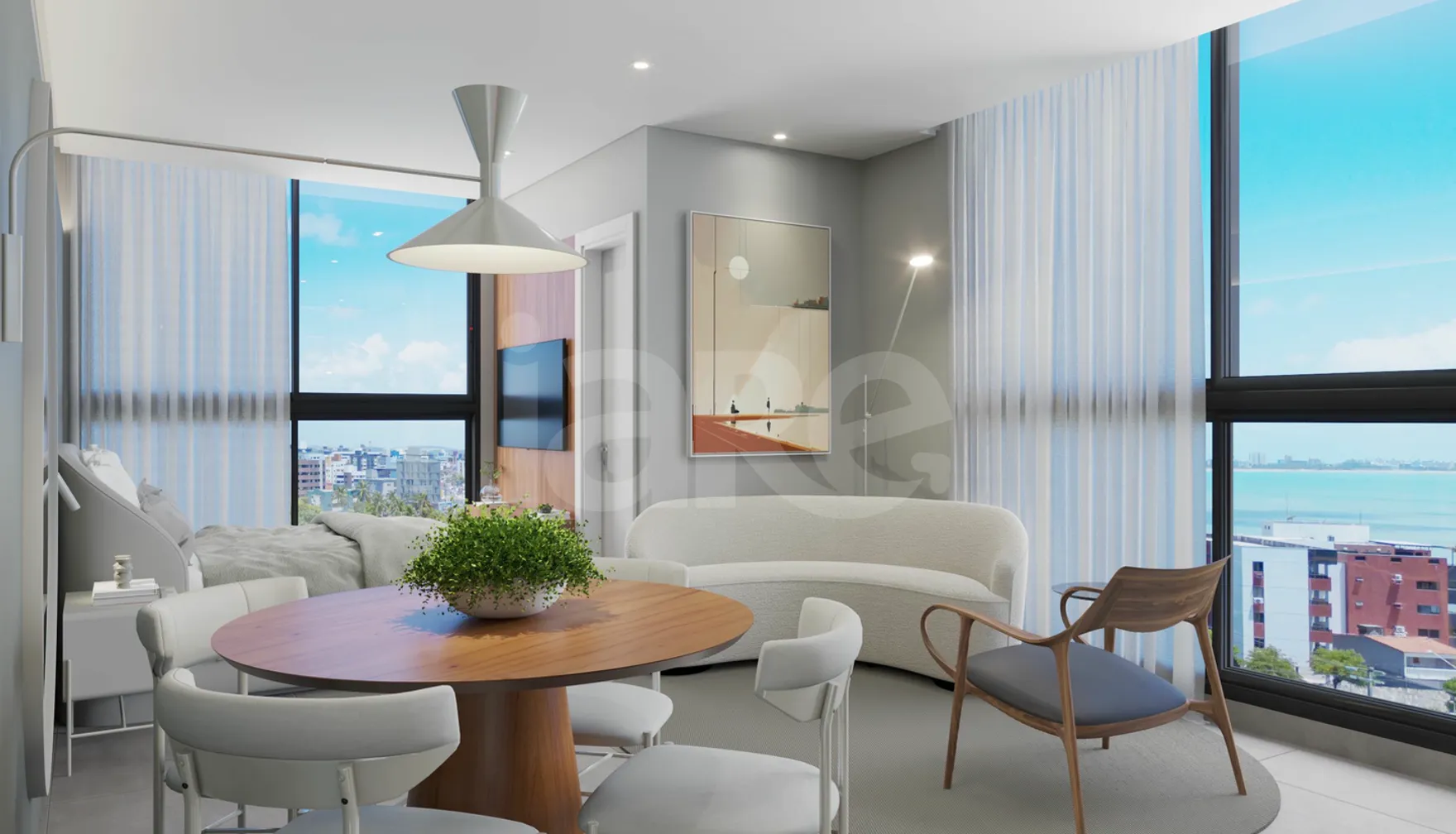On Mare Flat - Studio com 27,93 m², em Intermares — foto 2
