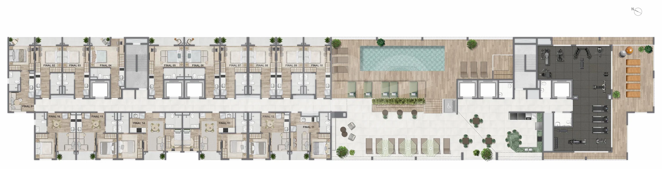 Planta — Pavimento 21