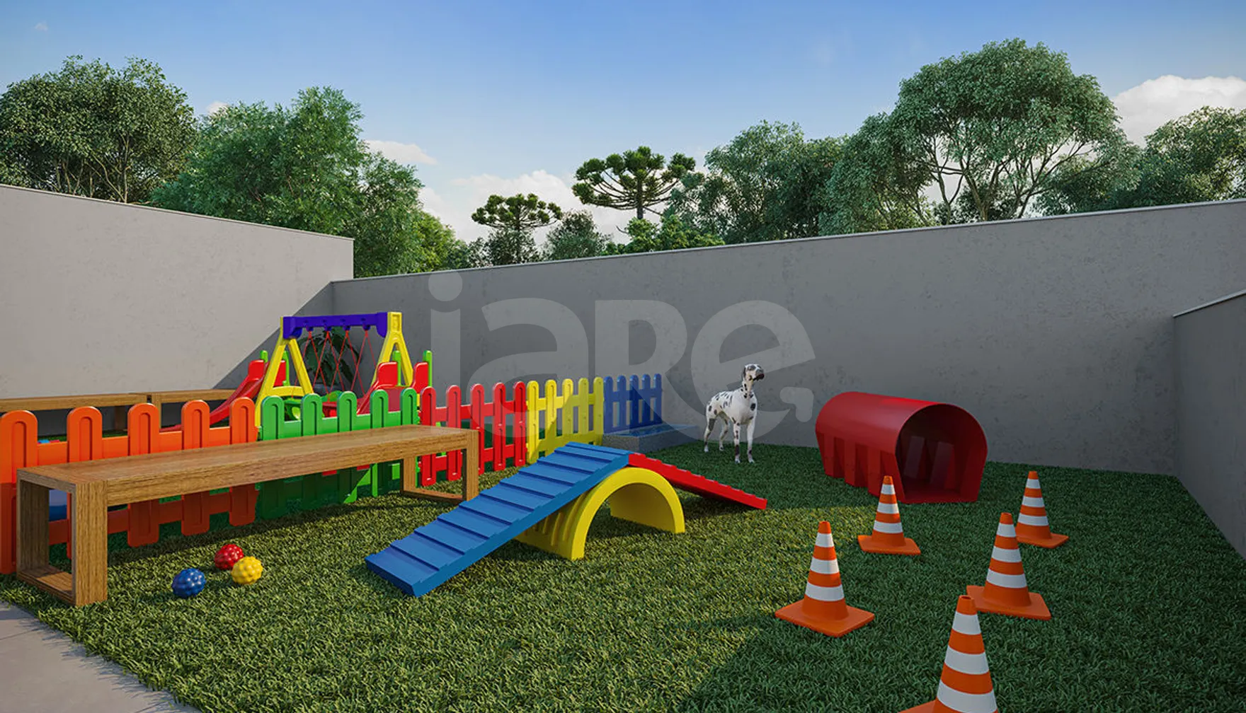 Terrasse Mouvement - Garden com 99,62 m², em Cabral — foto 12