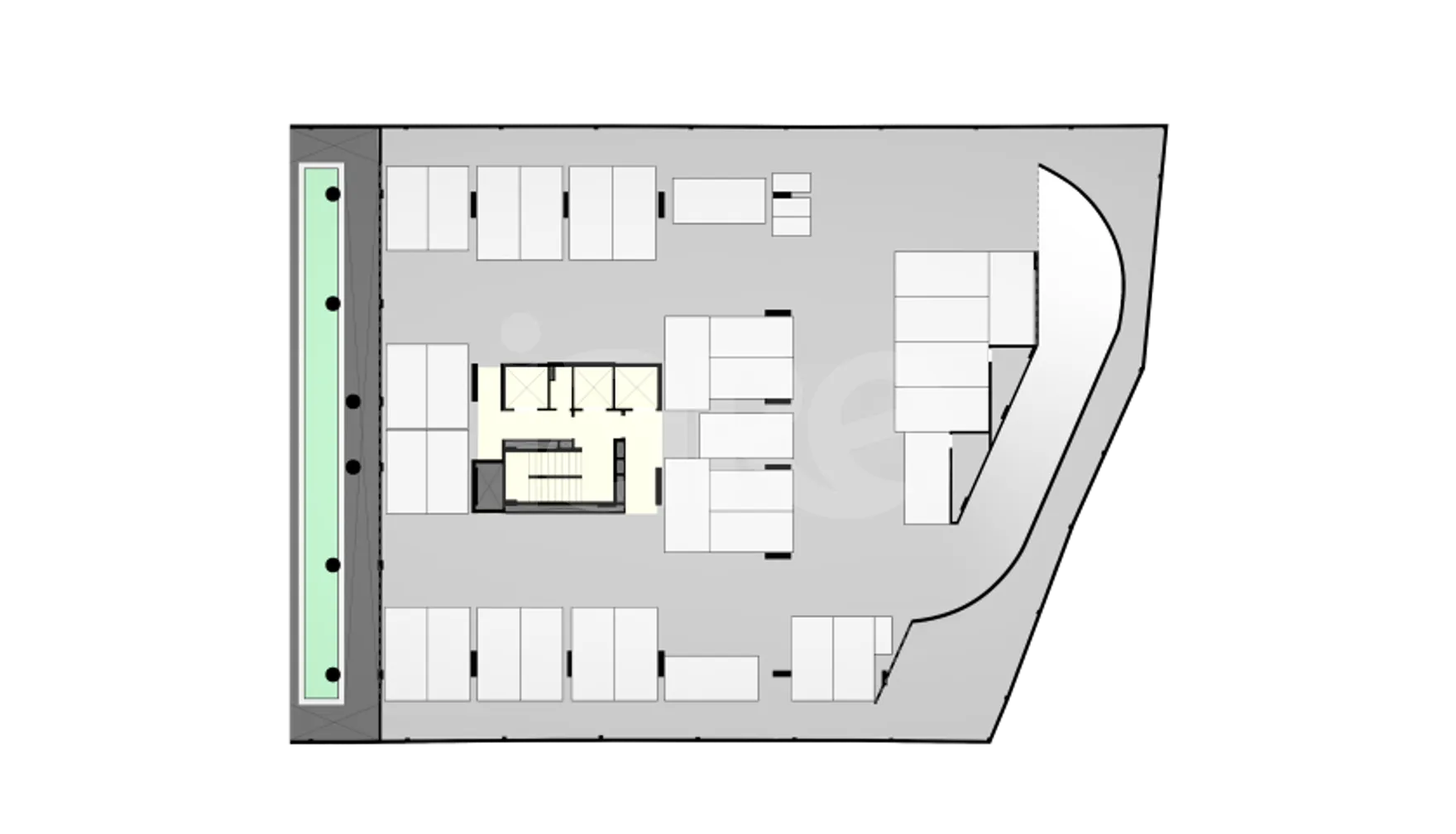 Planta — Implantação 3º pavimento