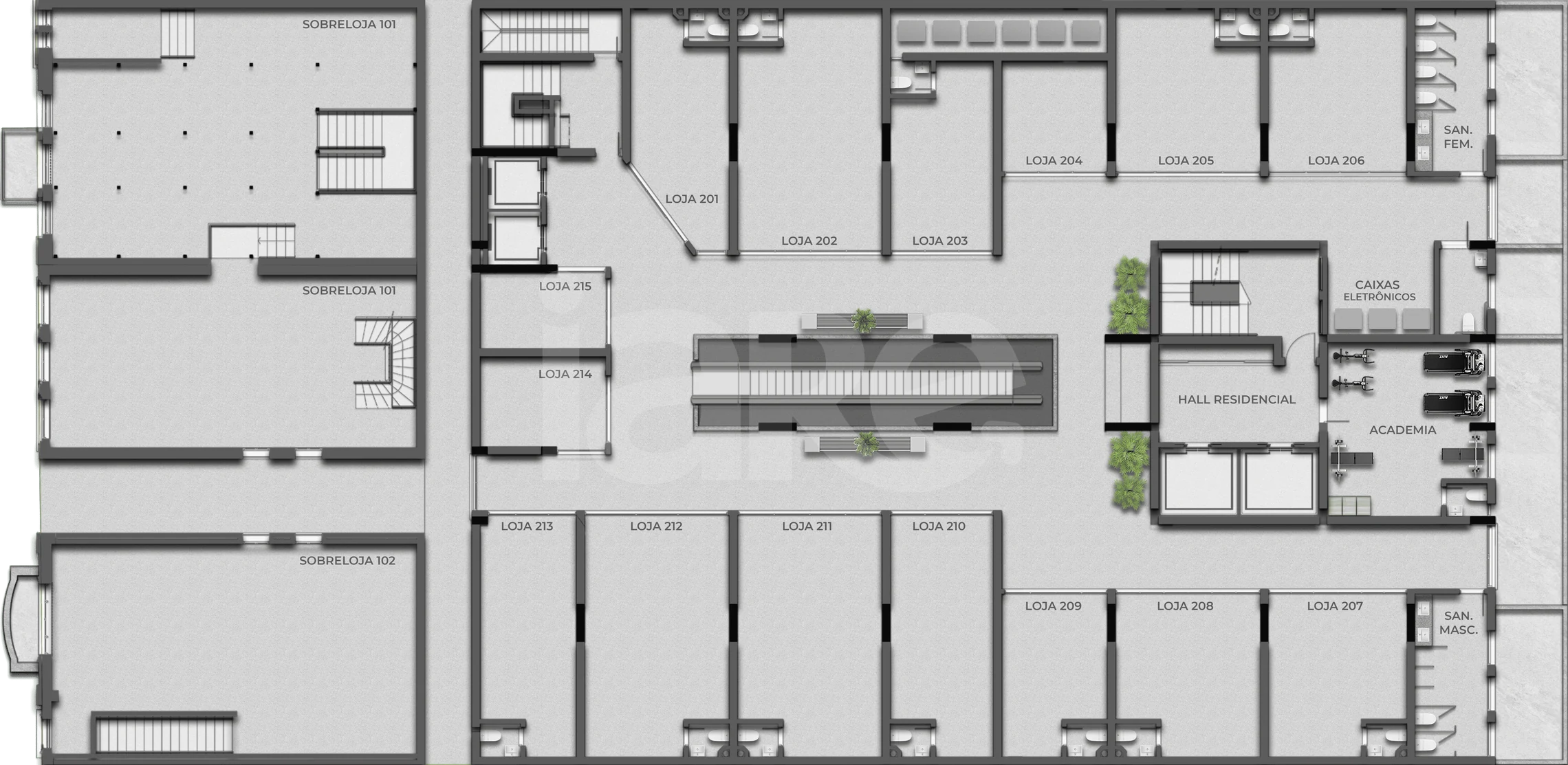 Planta — Pavimento 2