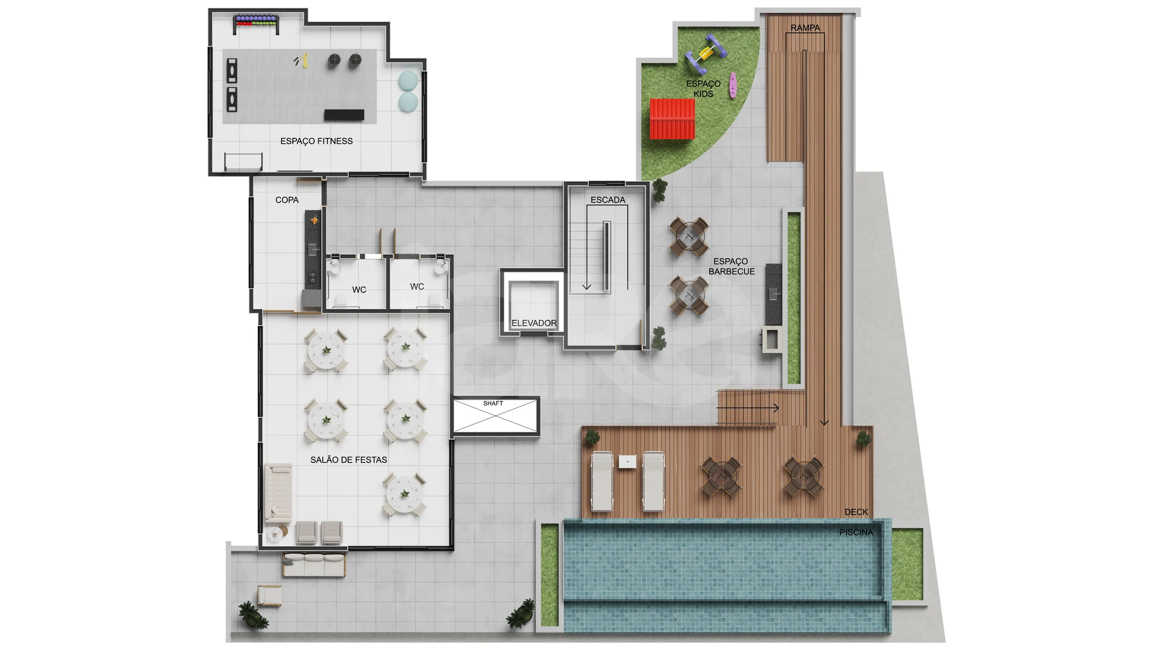 Planta — Pavimento rooftop