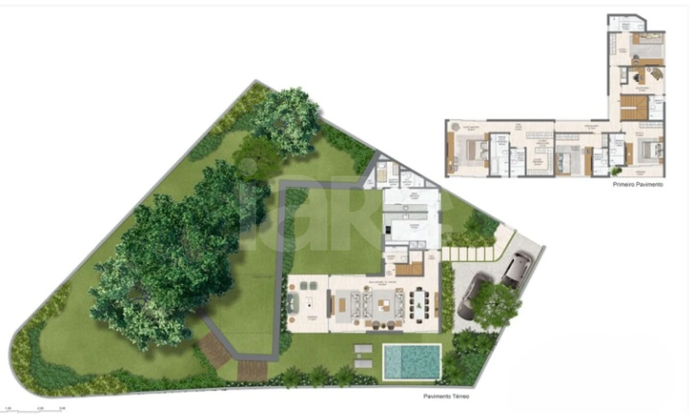 Planta — Casa em Condomínio 278,25 m²