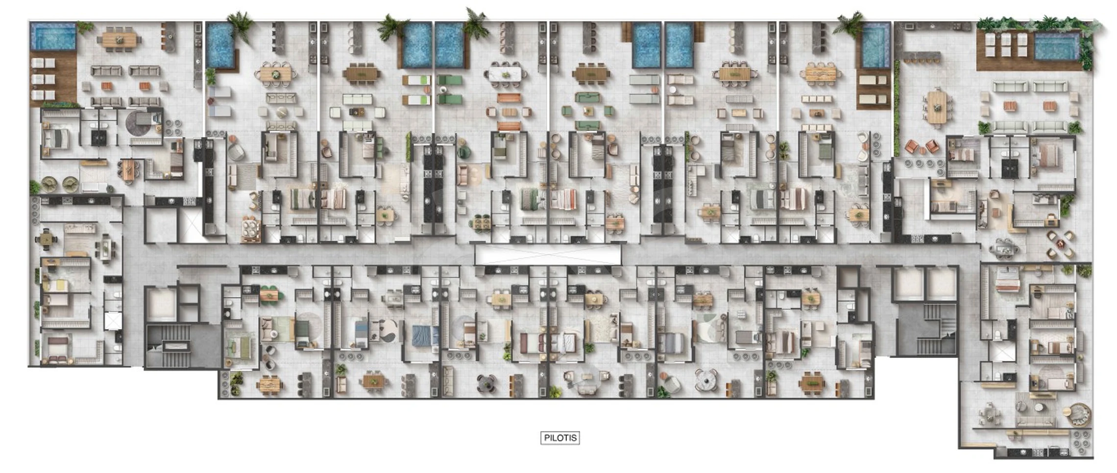 Planta — Pilotis