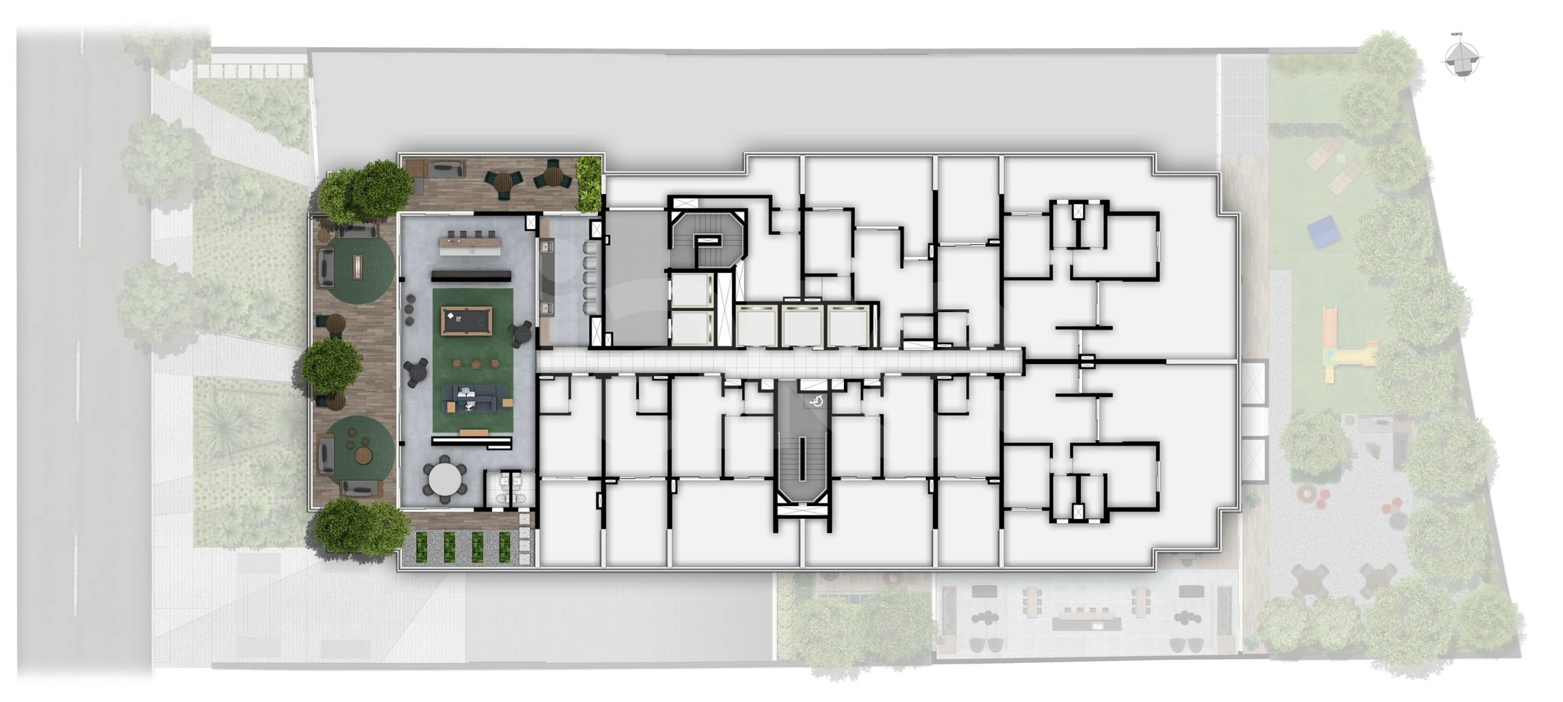 Planta — Planta 03 - 3 pavimento