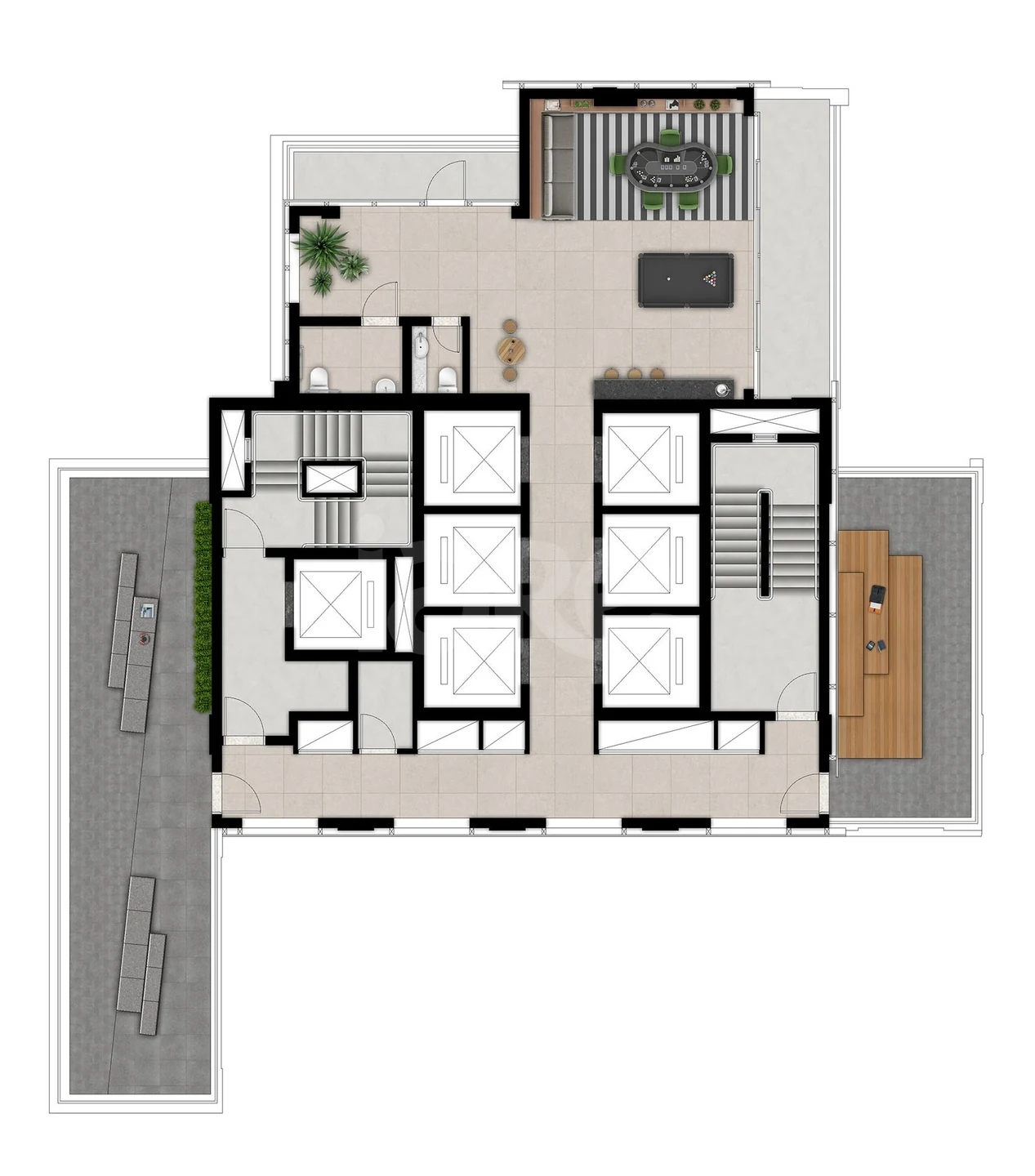 Planta — Pavimento 39