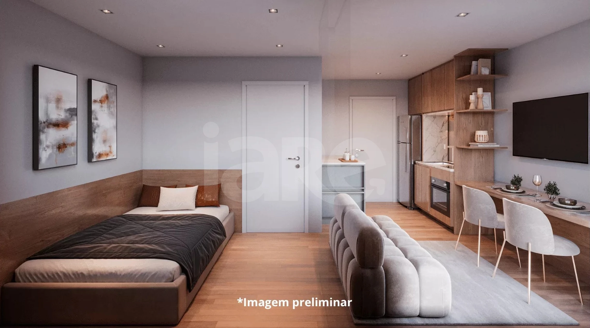 Alfredo Santo Amaro - Apartamento com 35,04 m², em Santo Amaro — foto 2
