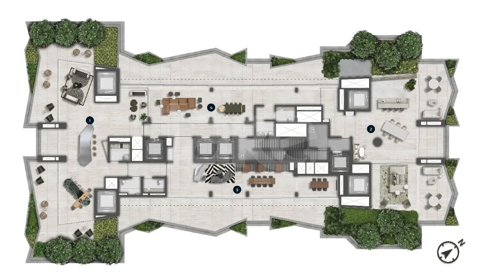 Planta — Pavimento 42