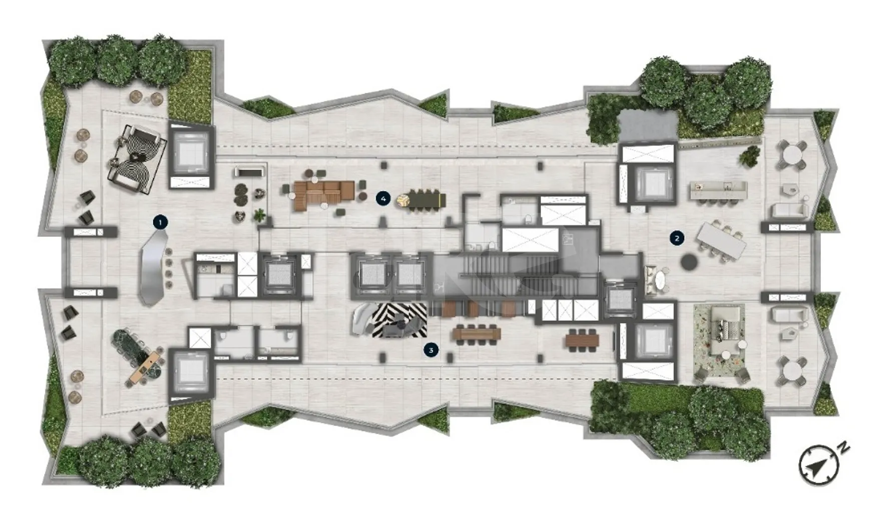 Planta — Pavimento 42