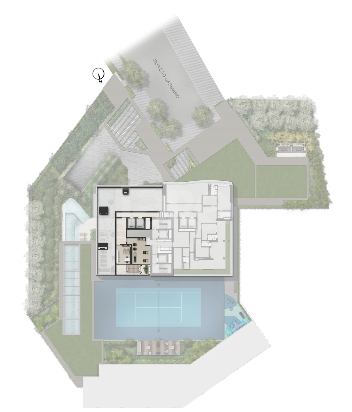 Planta — Pavimento lazer 1