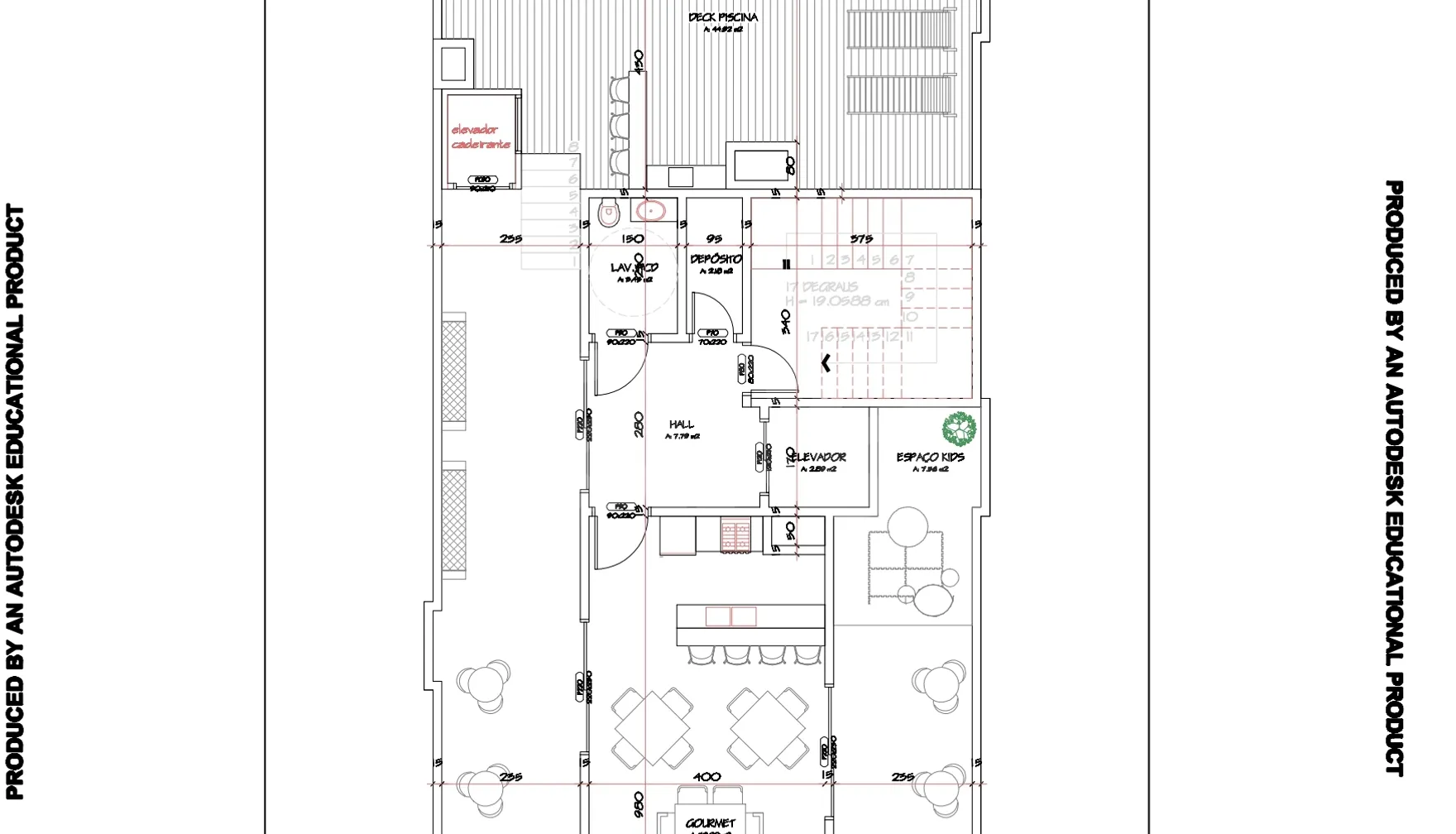 Planta — Pavimento terraço
