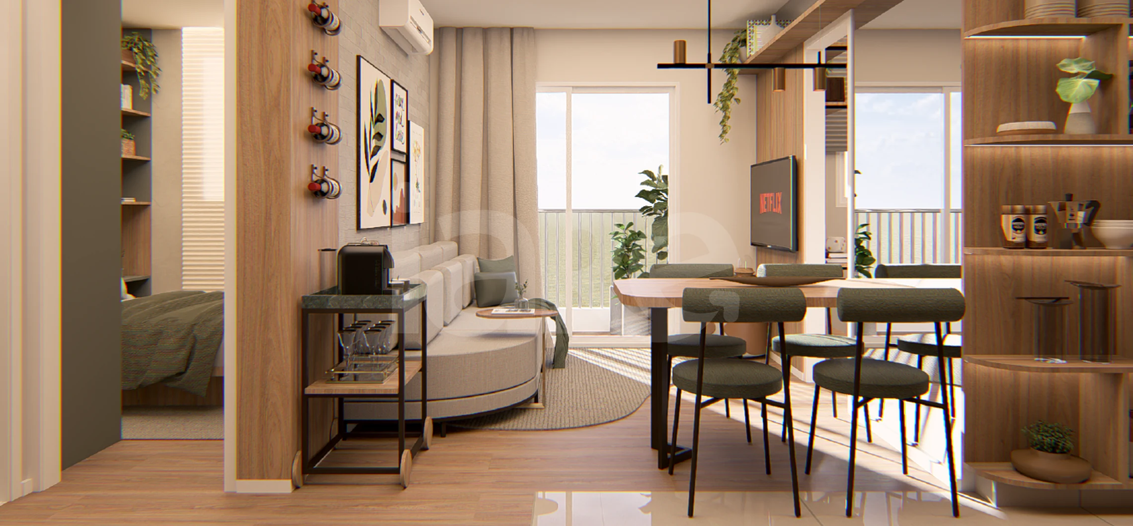 Now 111 - Apartamento com 39,63 m², em Setor Central — foto 2