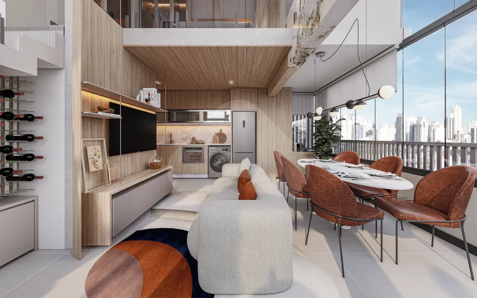 Verde Città - Apartamento com 27,58 m², em Consolação — foto 2