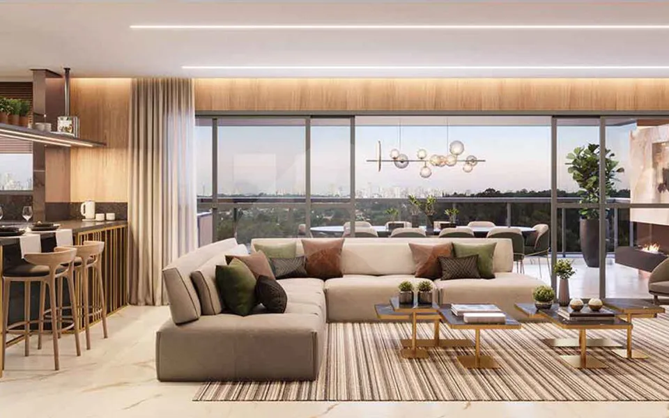Haute Brooklin by EZ - Apartamento com 138,24 m², em Santo Amaro — foto 2