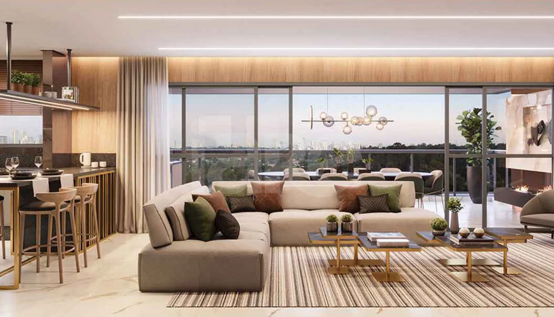 Haute Brooklin by EZ - Apartamento com 185,11 m², em Santo Amaro — foto 2