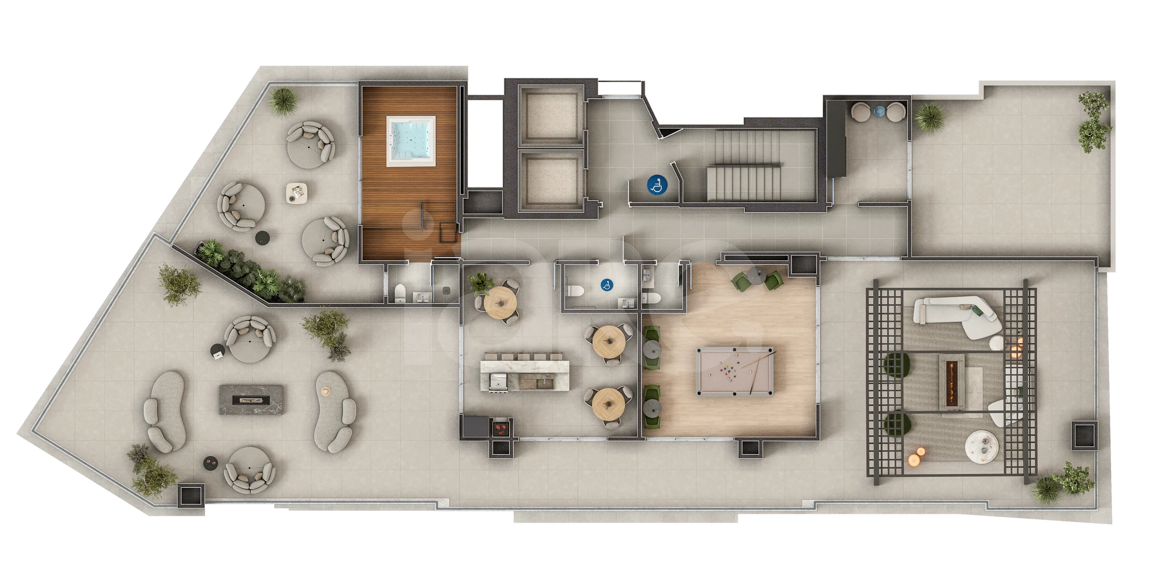 Planta — Pavimento rooftop c