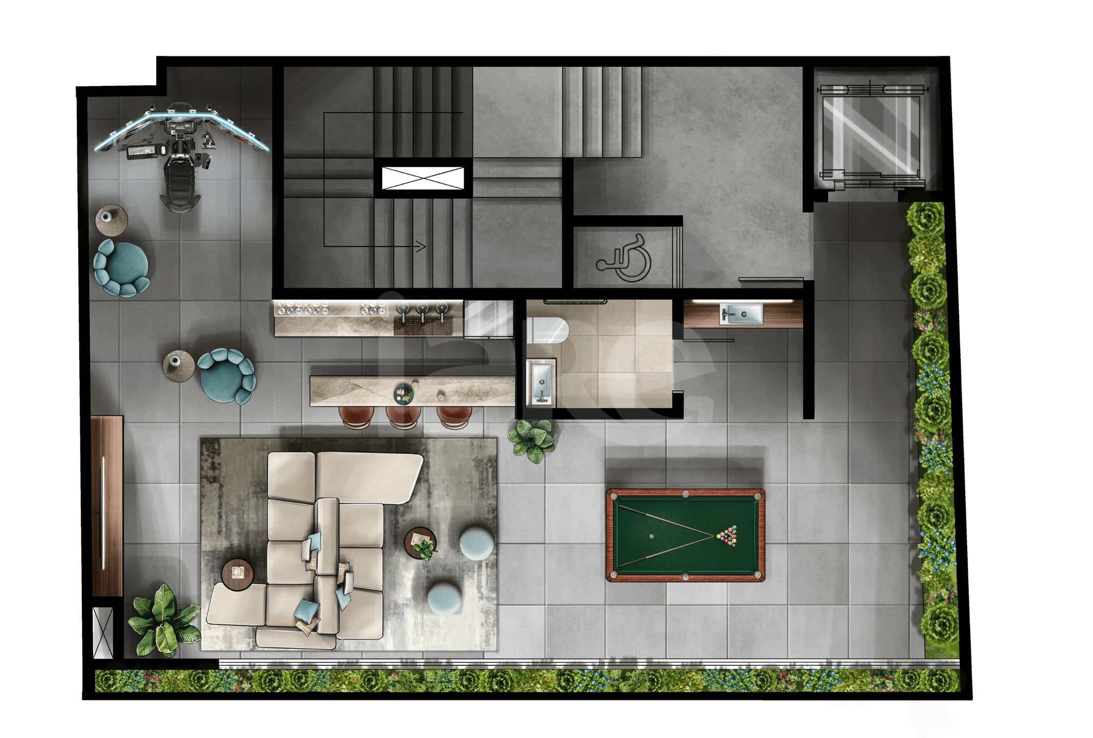Planta — Pavimento lazer 03
