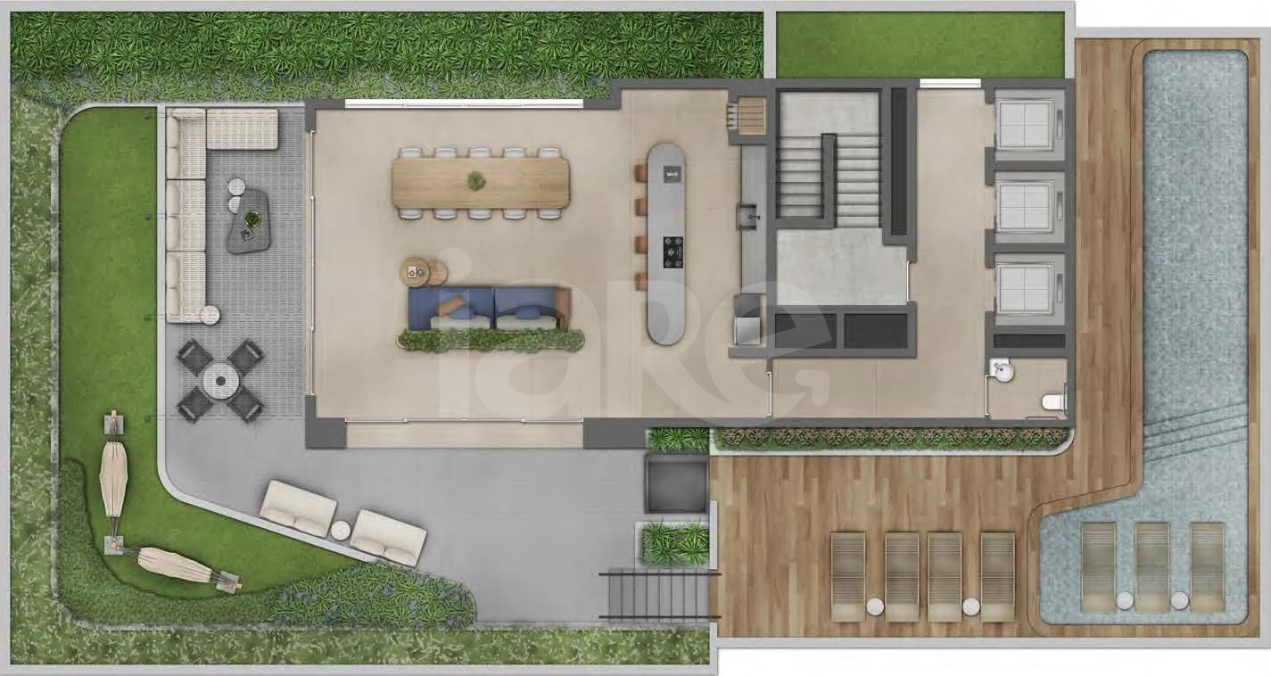 Planta — Pavimento rooftop