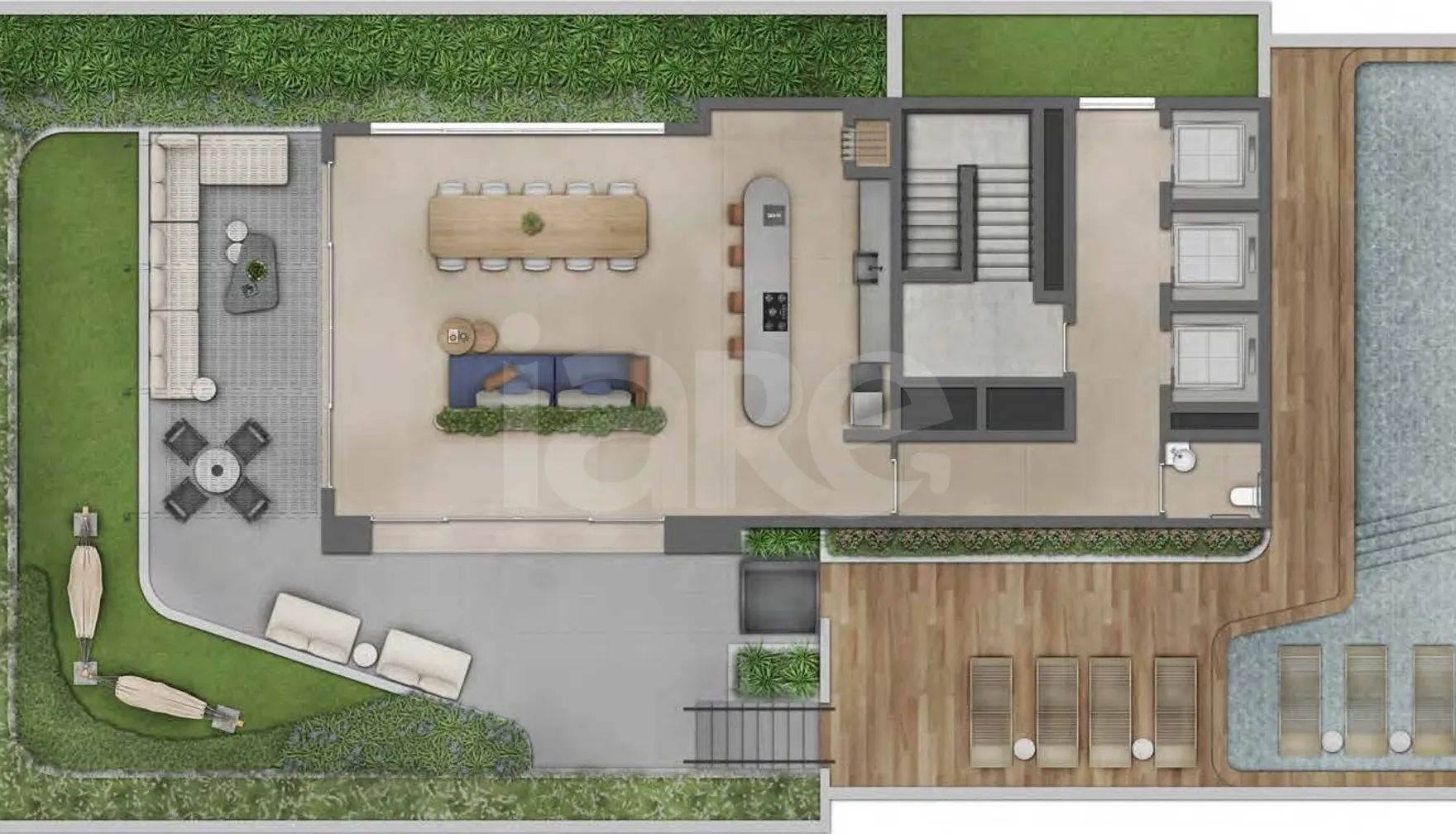 Planta — Pavimento rooftop