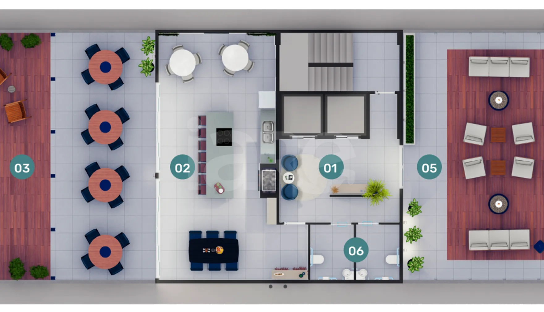 Planta — Pavimento rooftop