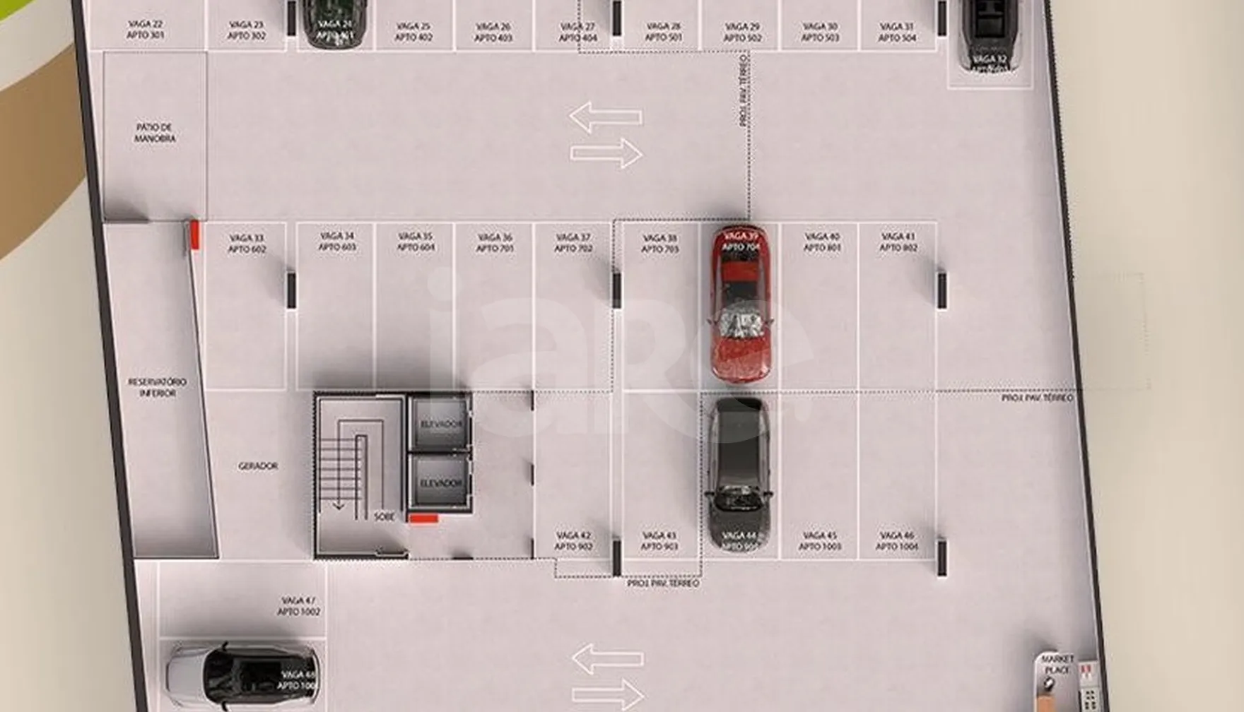 Planta — Pavimento subsolo