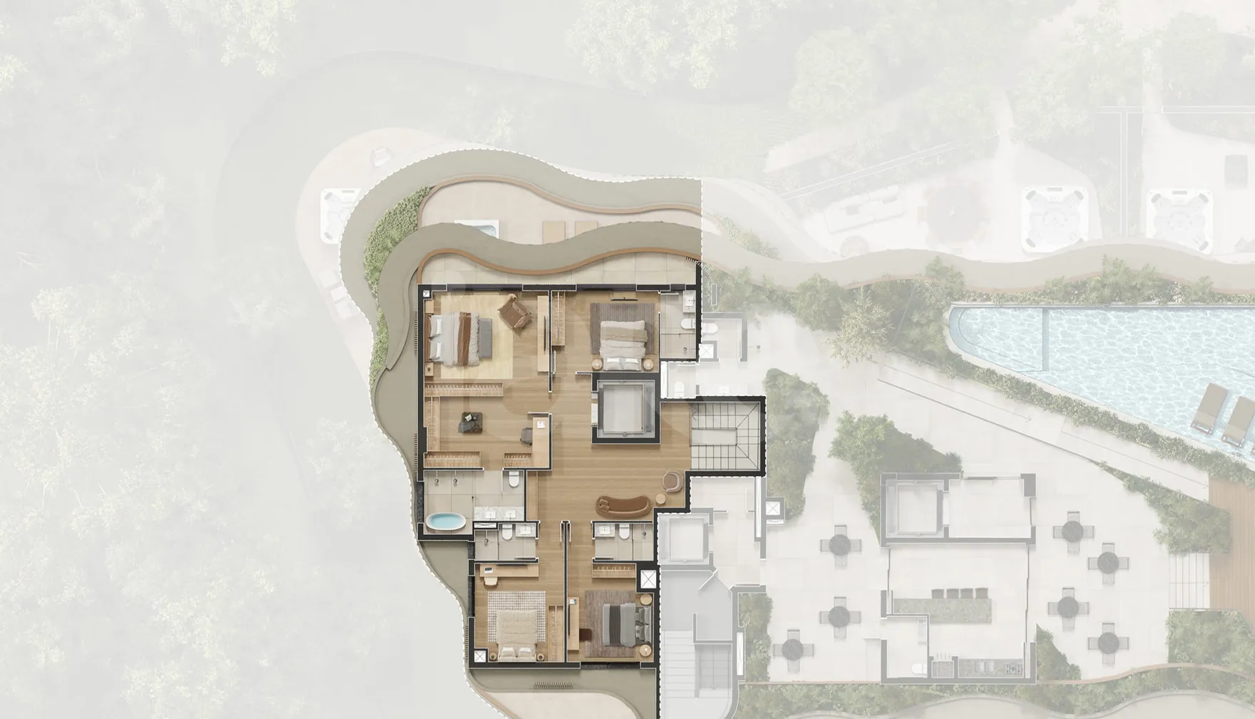 Planta — Cobertura Duplex 354,69 m²