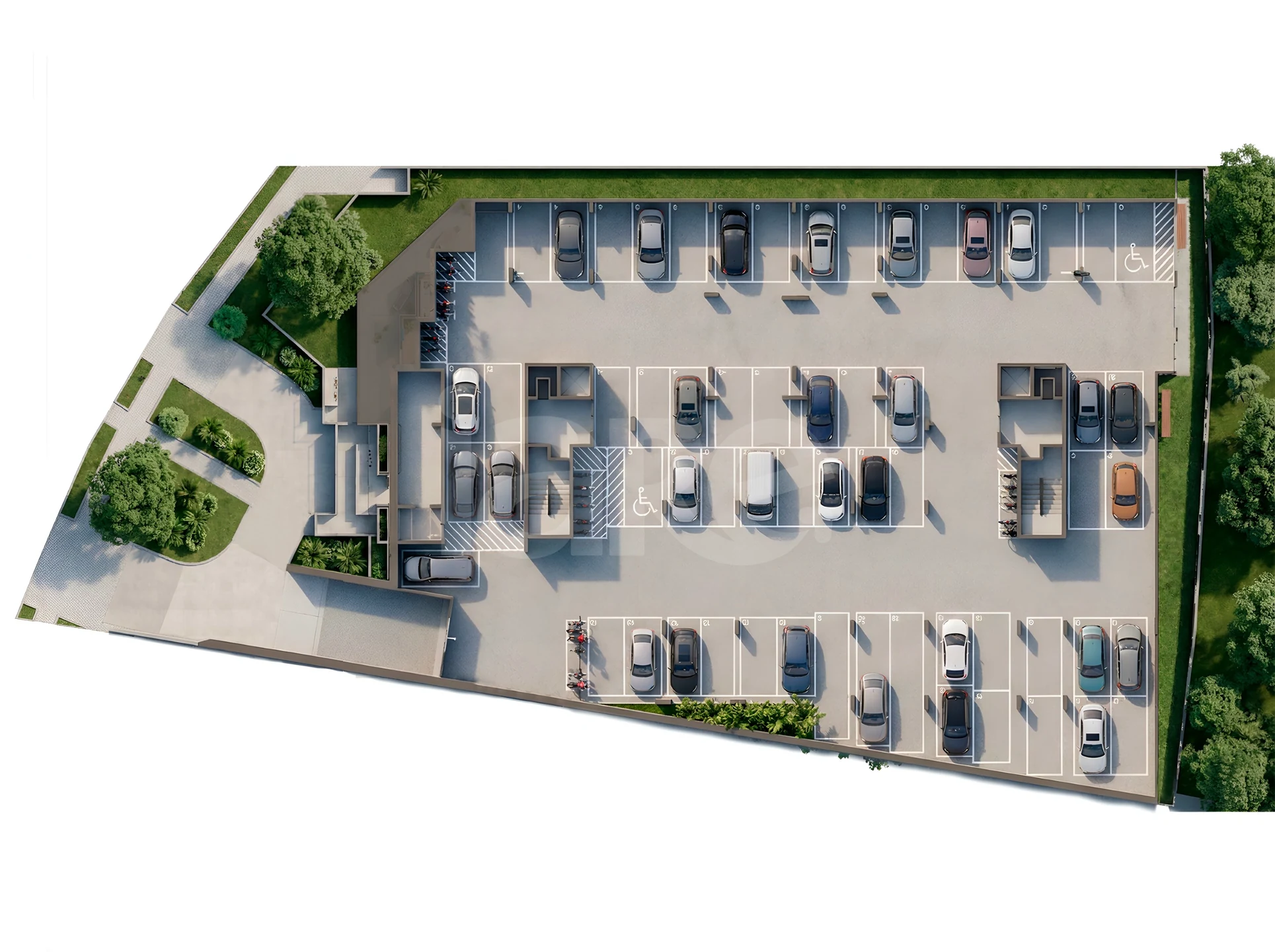 Planta — Pavimento garagem
