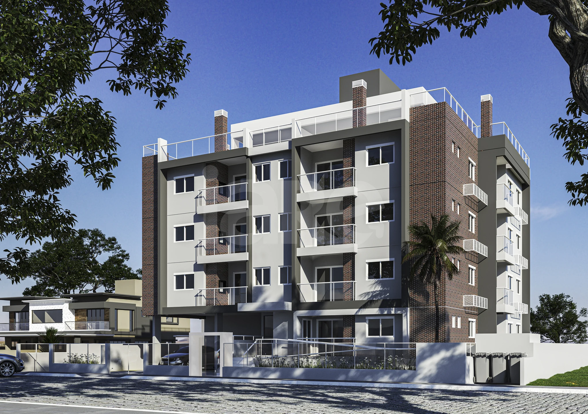 Santorini Residence - Apartamento com 66,96 m², em Ingleses do Rio Vermelho — foto 1
