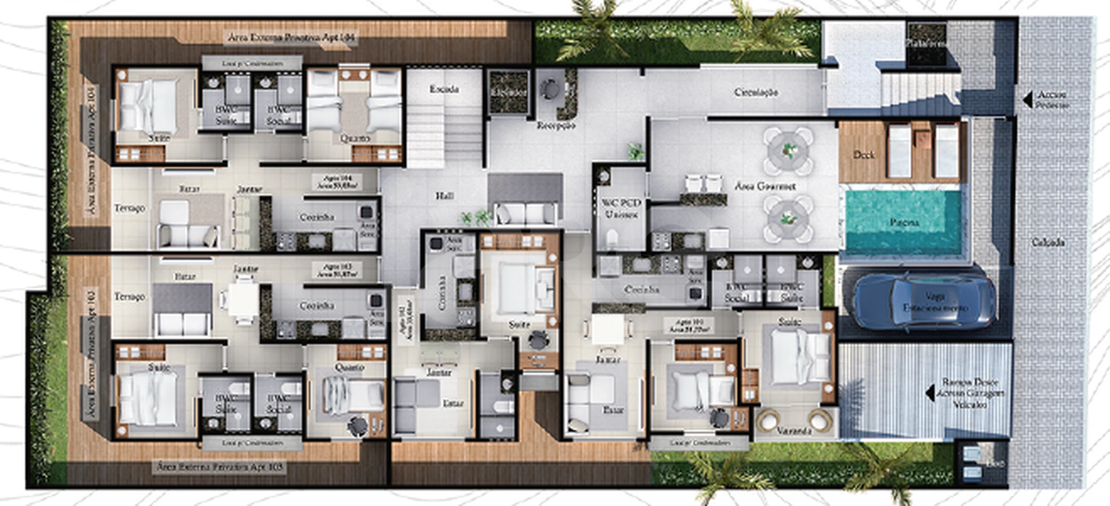 Planta — Pavimento térreo